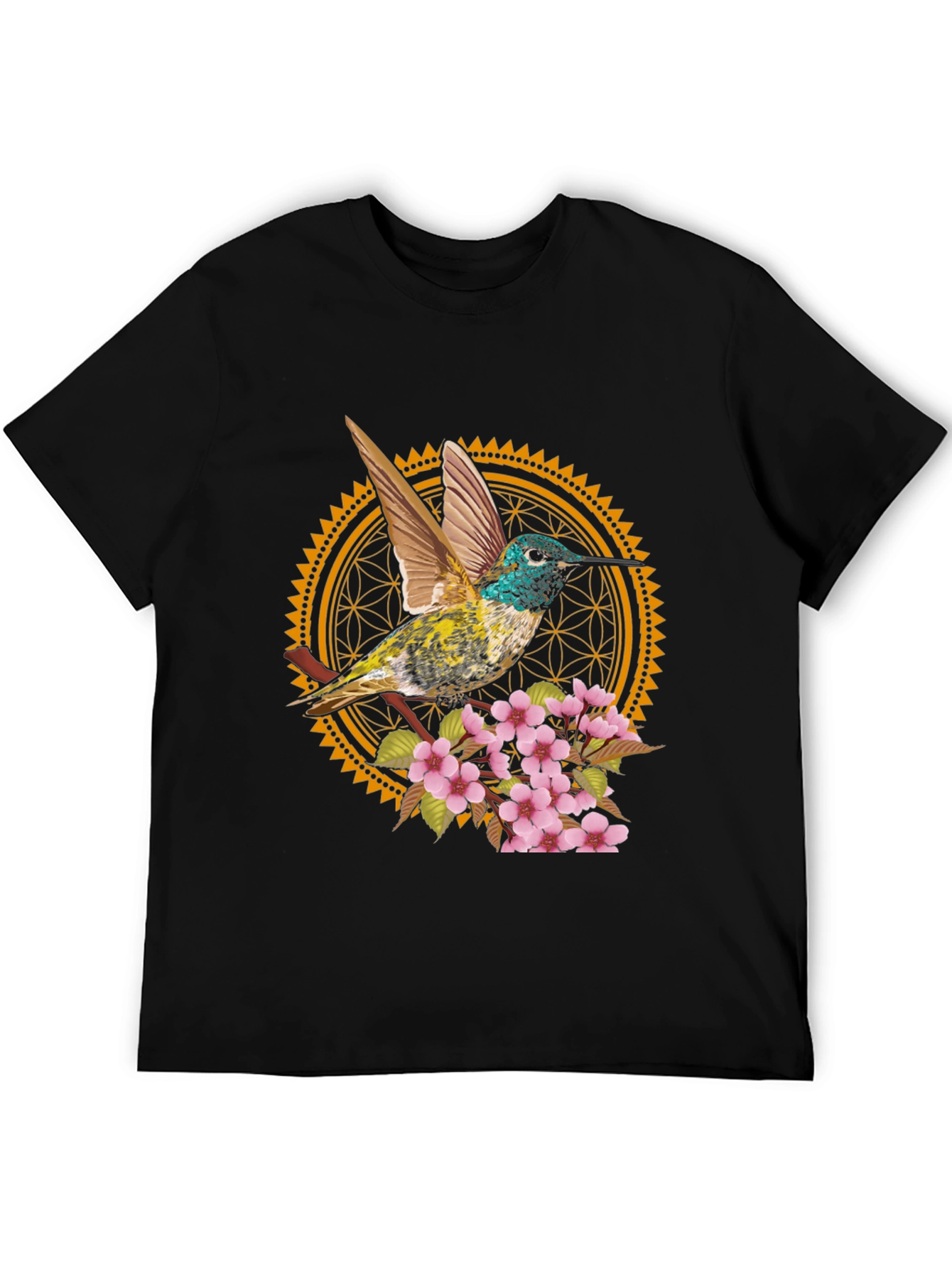 Hummingbird Floral Graphic Tee