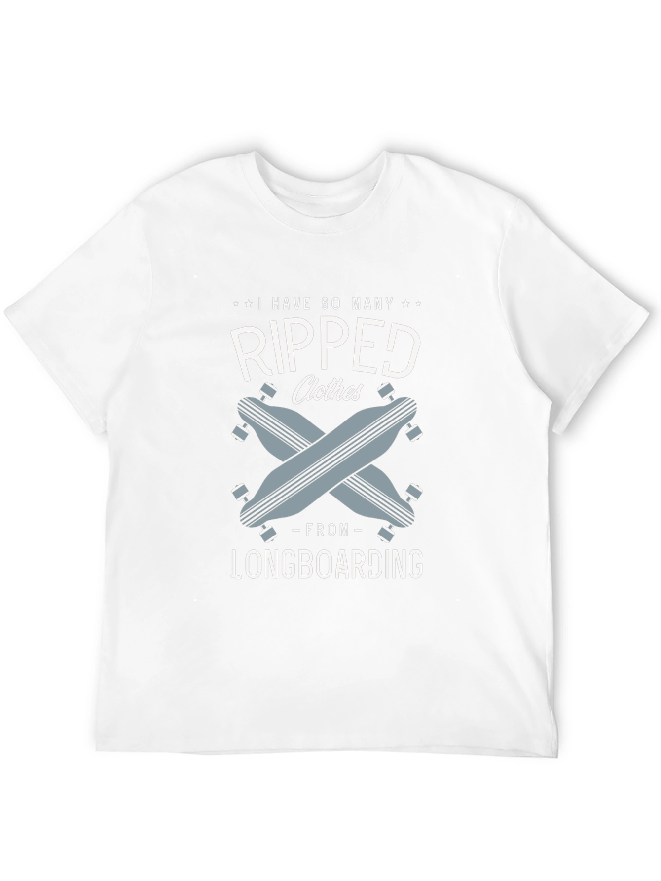 Ripped Clothes Longboarding T-Shirt - Unisex