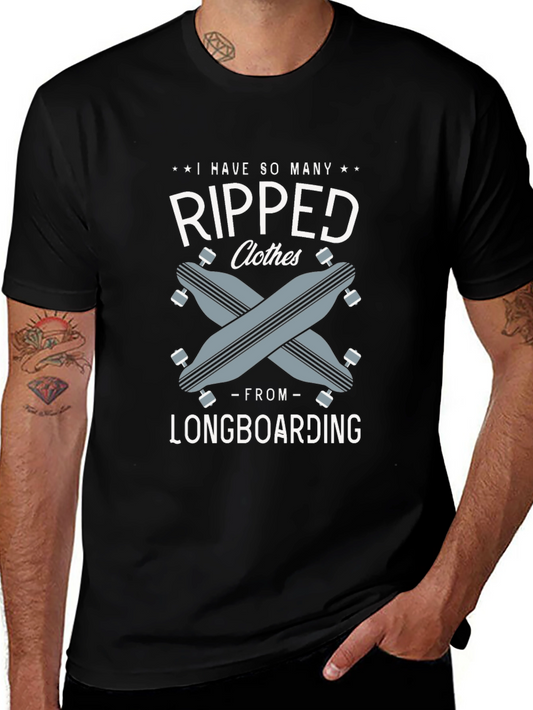 Ripped Clothes Longboarding T-Shirt - Unisex