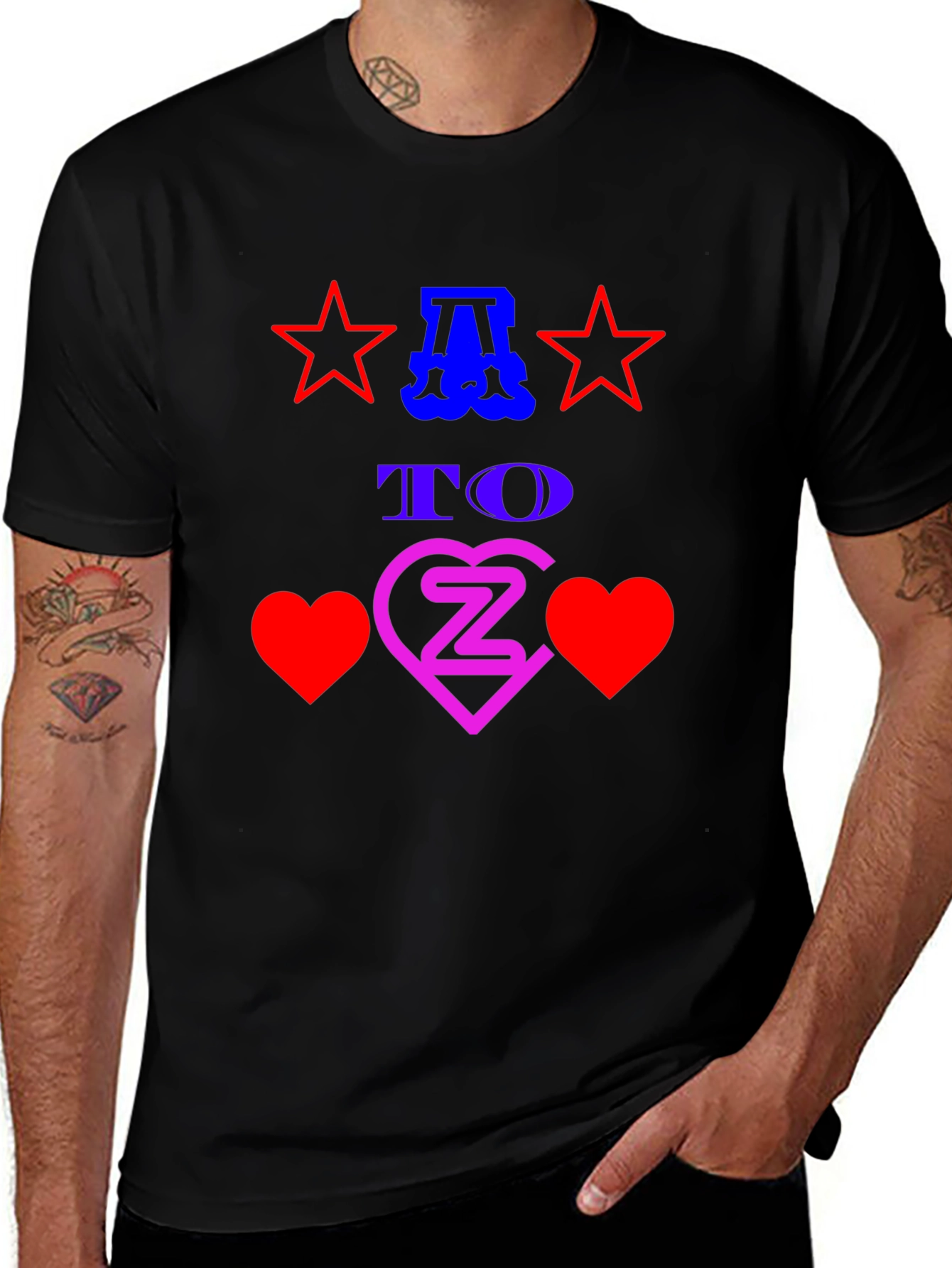 A to Z Love Graphic Tee
