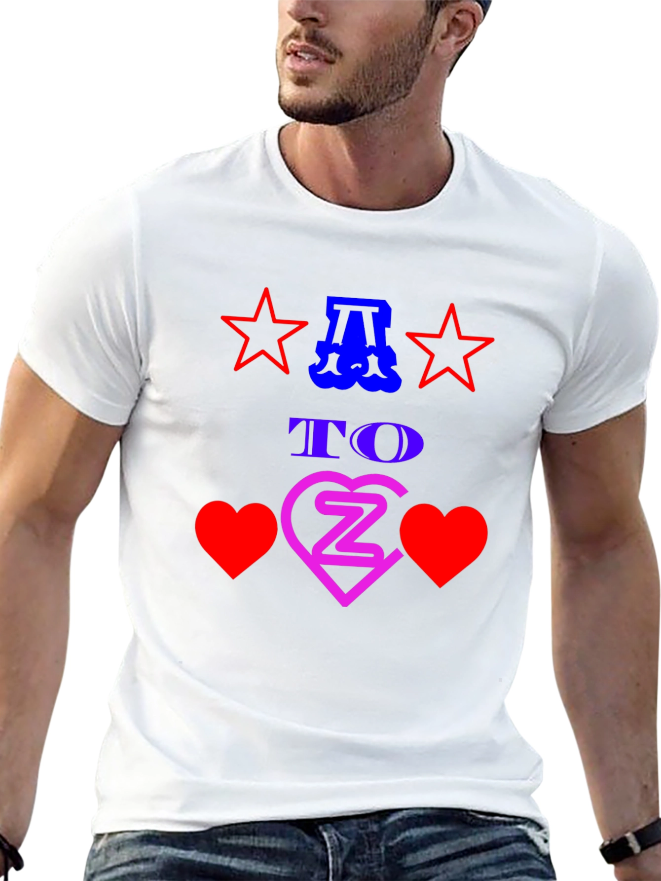 A to Z Love Graphic Tee