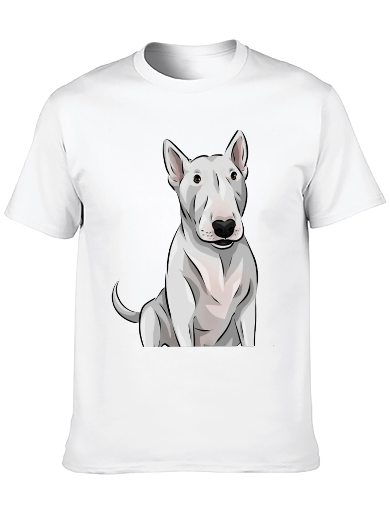Bull Terrier Graphic Print T-Shirt