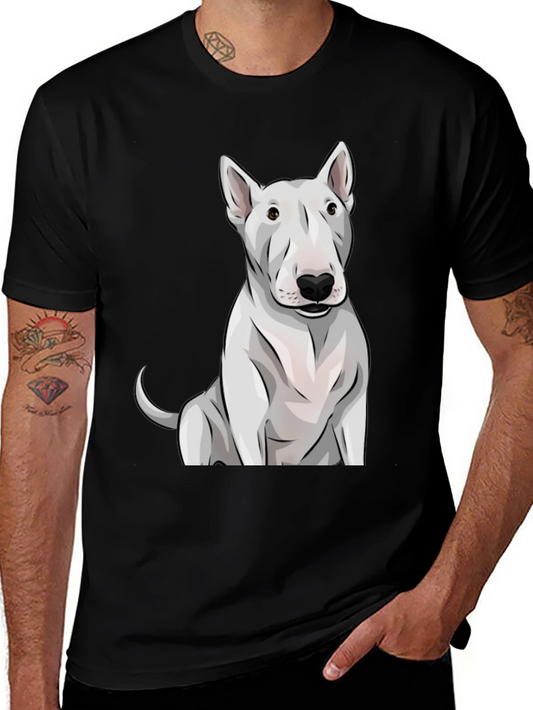 Bull Terrier Graphic Print T-Shirt