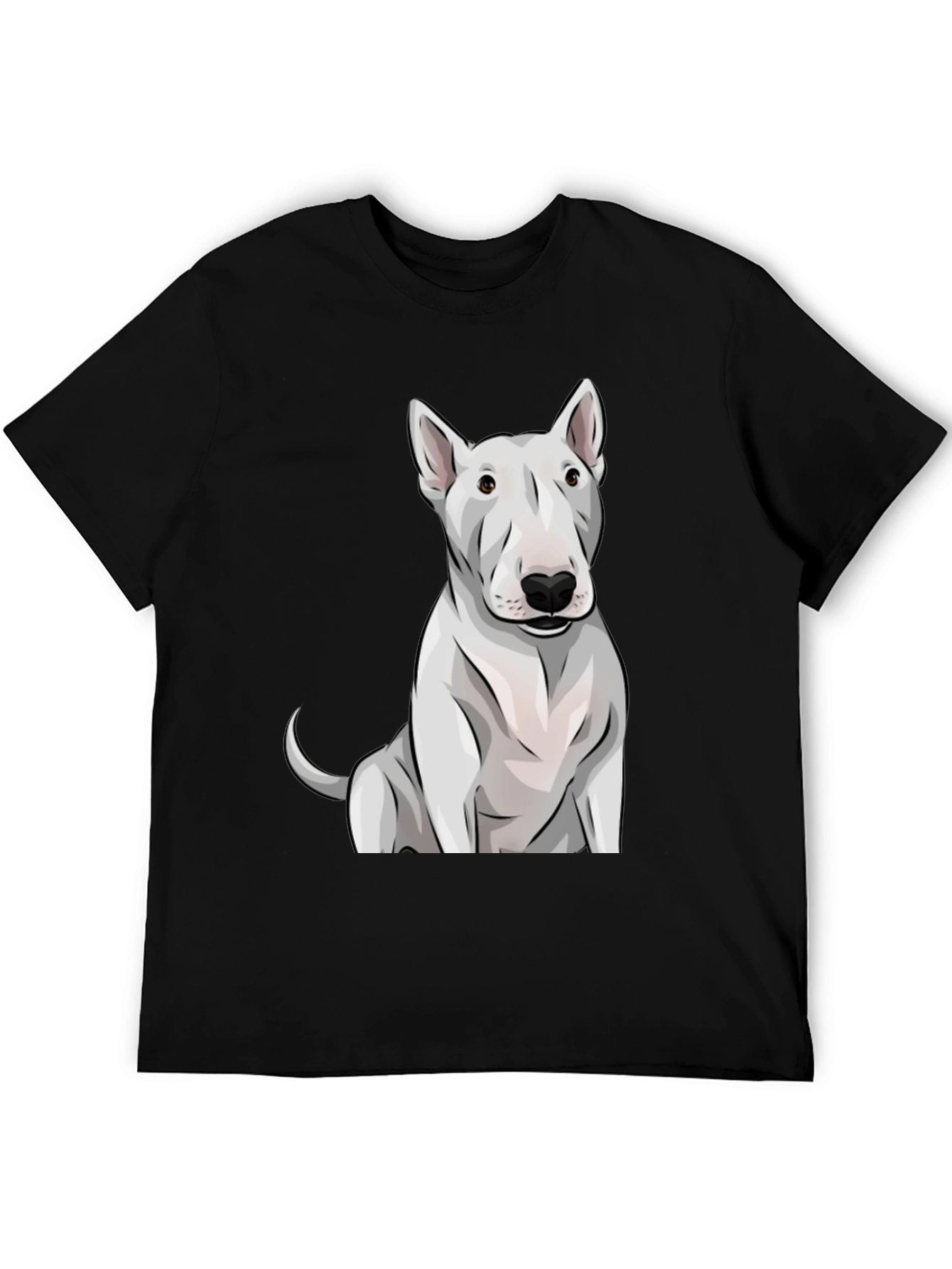 Bull Terrier Graphic Print T-Shirt