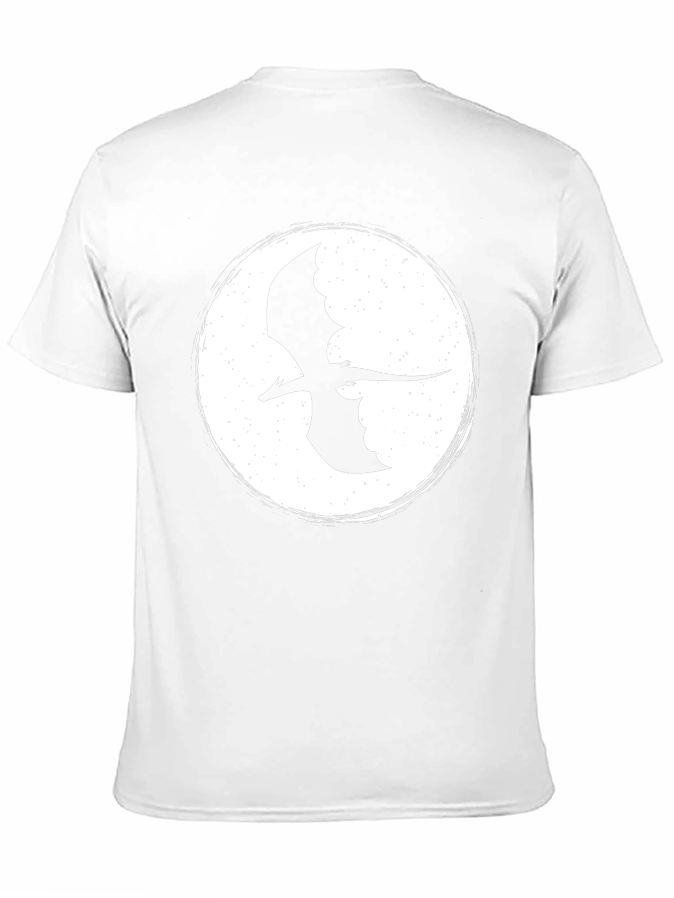Dragon Silhouette Graphic Tee - Black