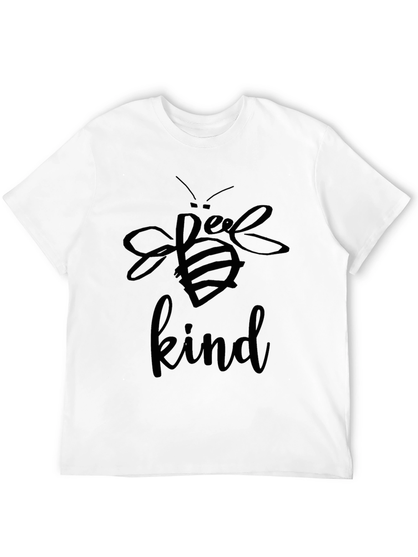 Bee Kind T-Shirt - Black Cotton Blend