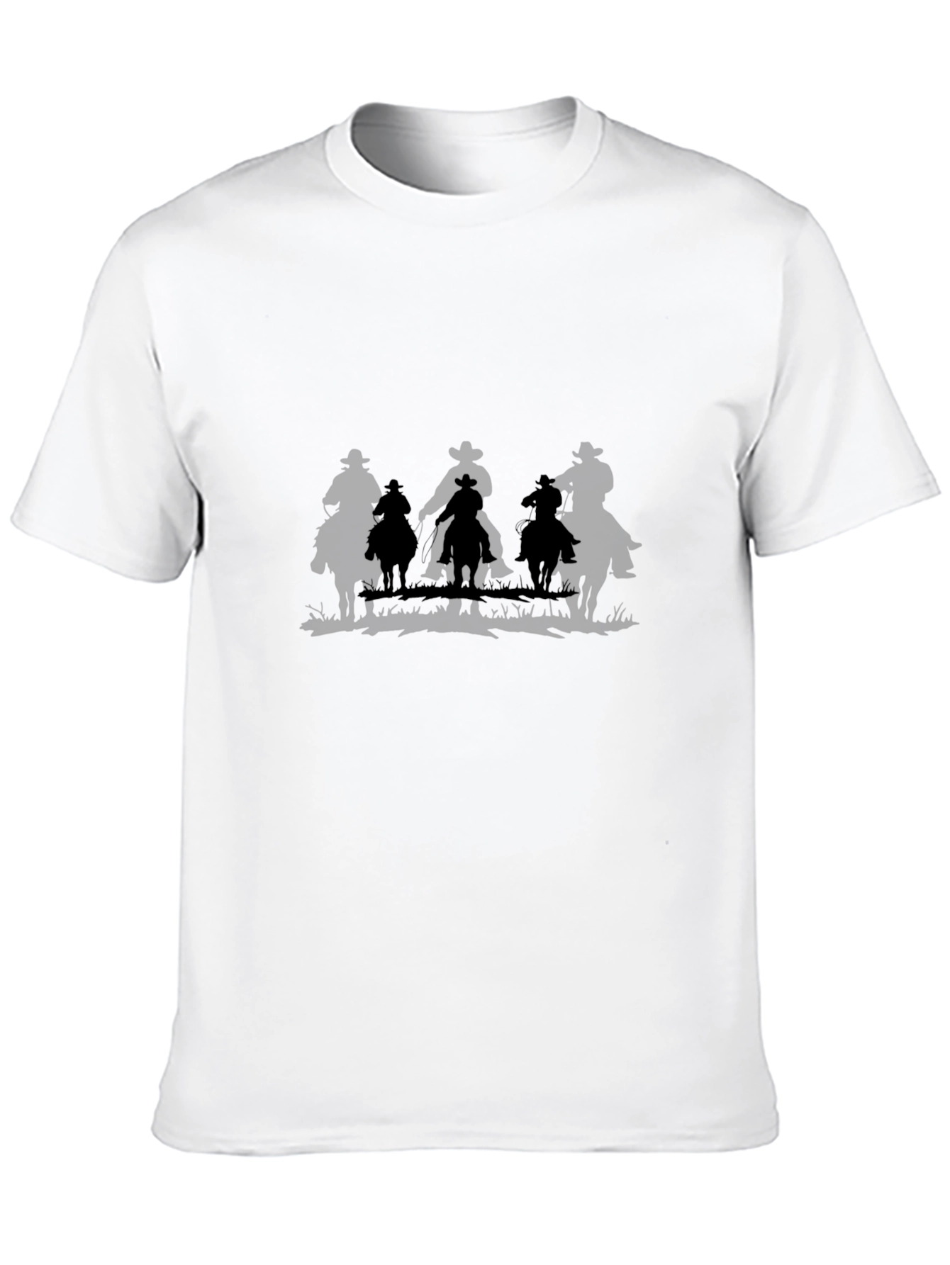 Western Silhouette T-Shirt - Ride into the Sunset!