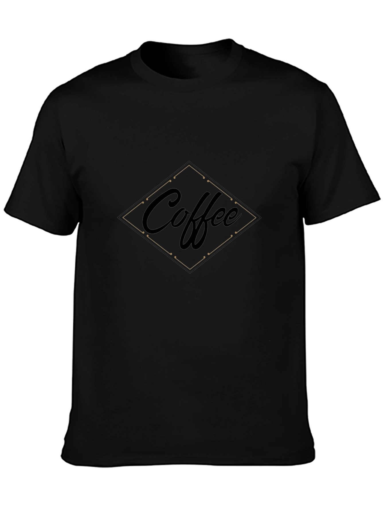Coffee Graphic Black T-Shirt for Casual Wear