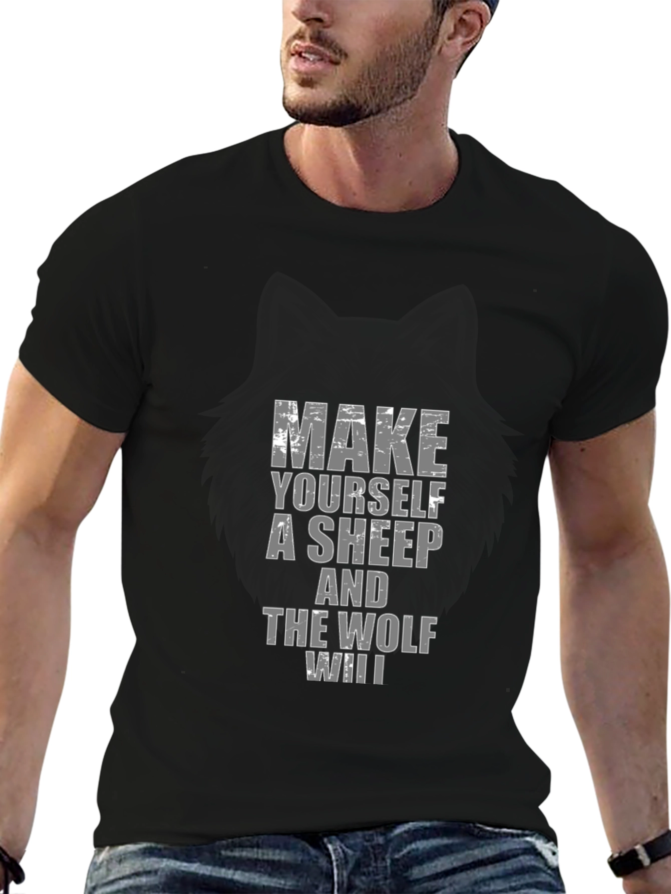 Make Yourself A Sheep T-Shirt - Black