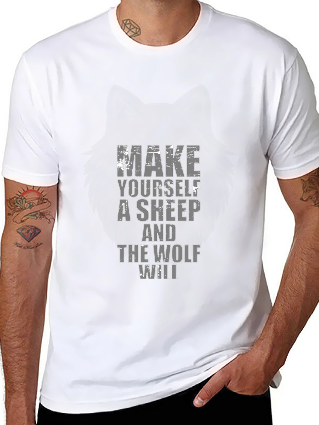 Make Yourself A Sheep T-Shirt - Black