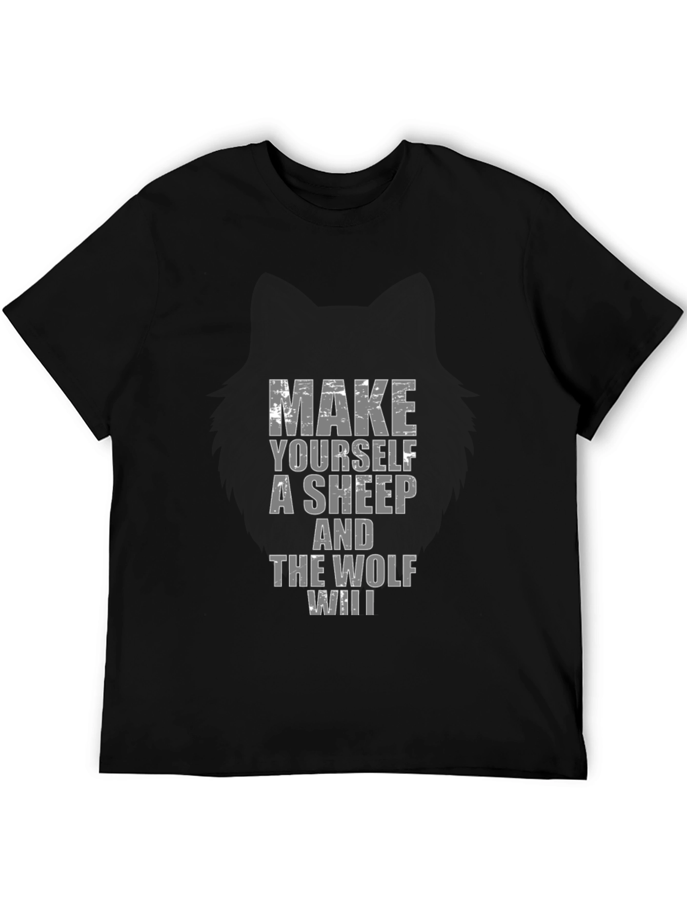 Make Yourself A Sheep T-Shirt - Black