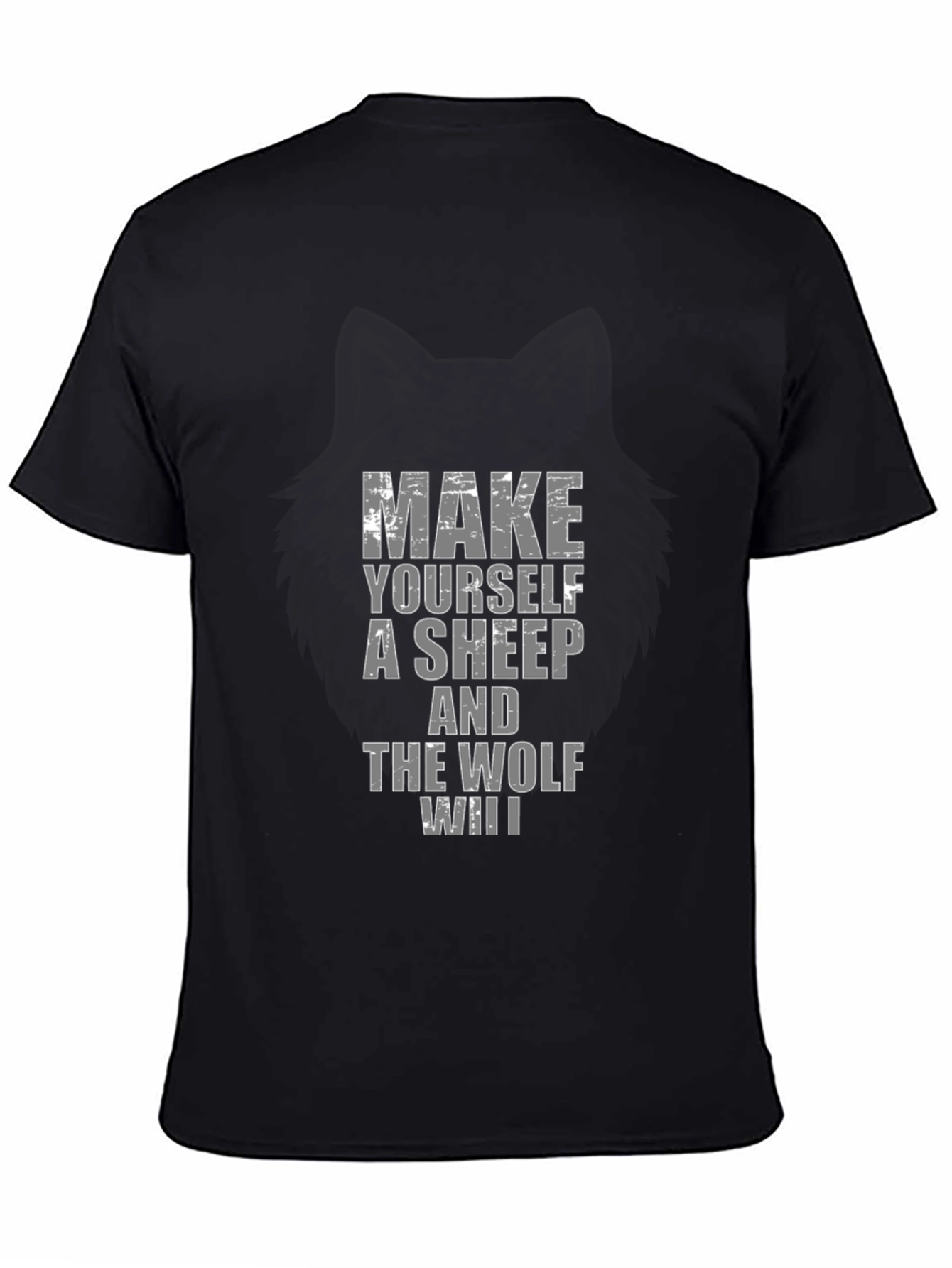 Make Yourself A Sheep T-Shirt - Black