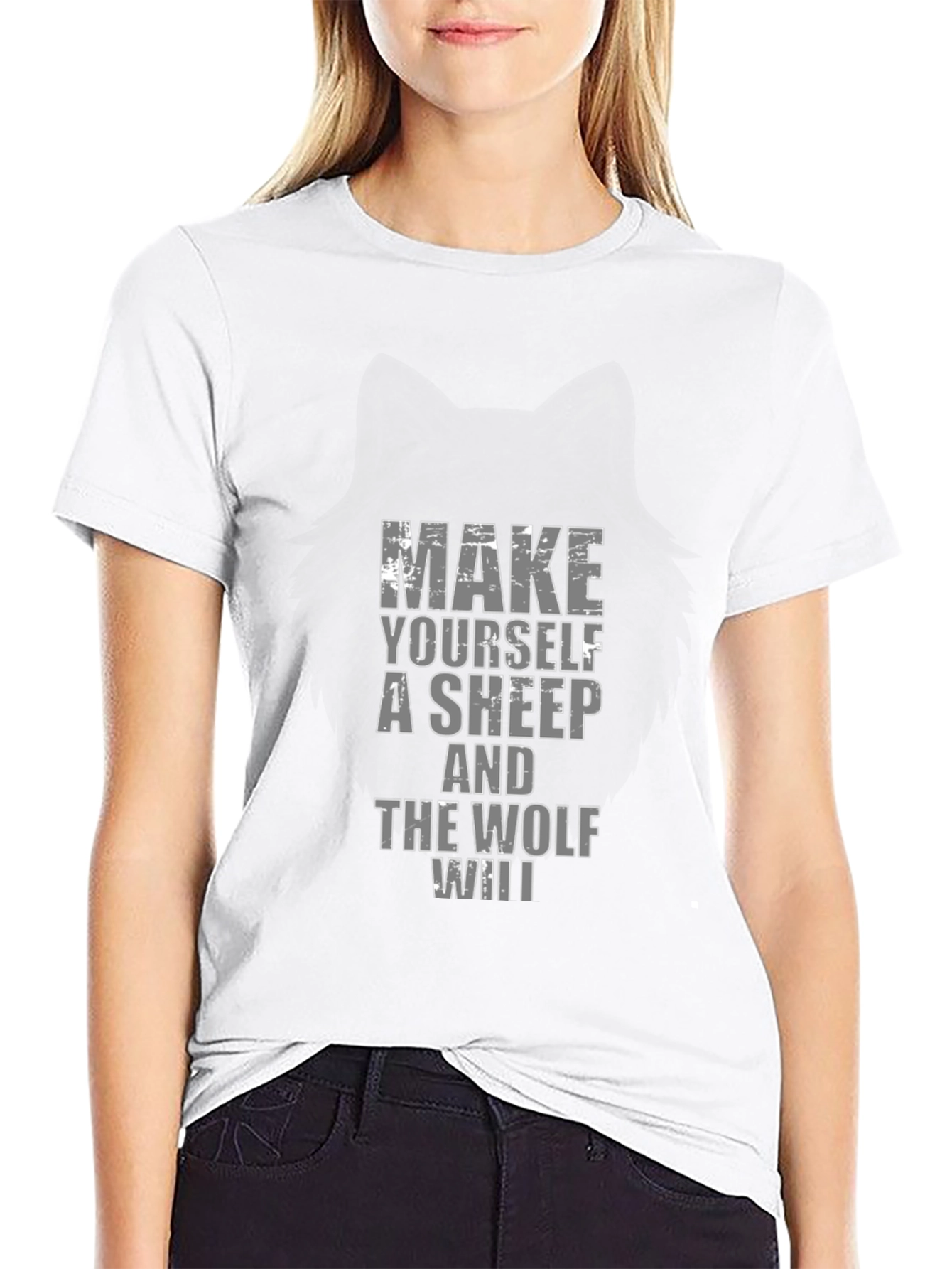Make Yourself A Sheep T-Shirt - Black