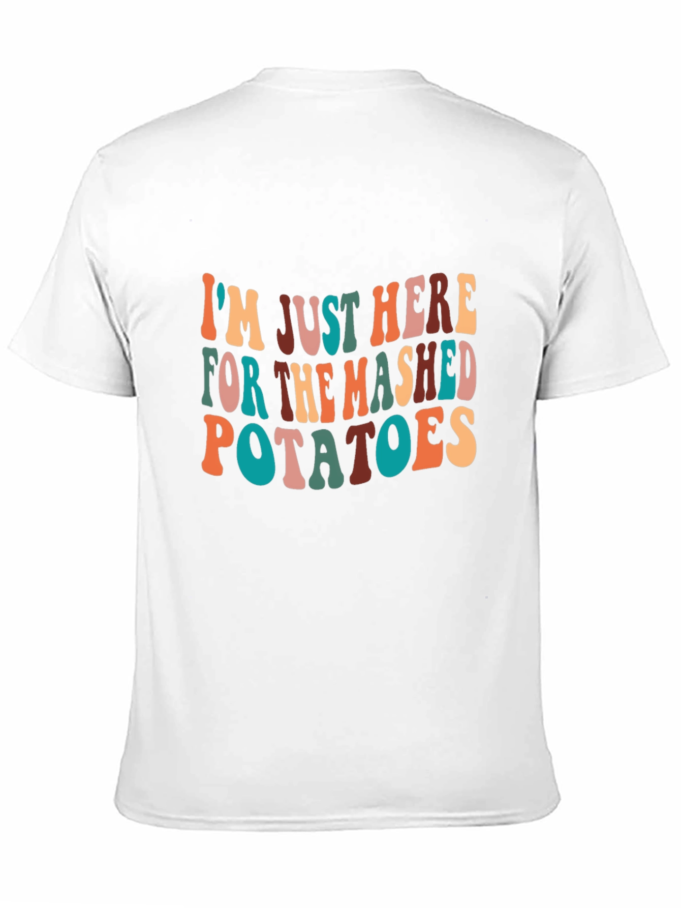 Mashed Potatoes T-Shirt - Fun Thanksgiving Apparel