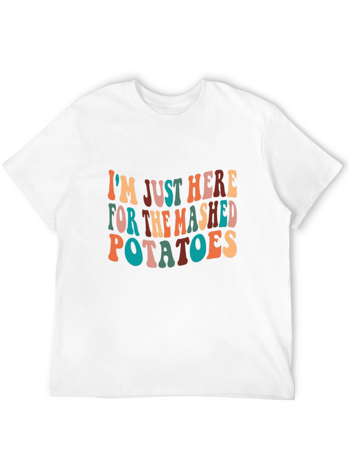 Mashed Potatoes T-Shirt - Fun Thanksgiving Apparel