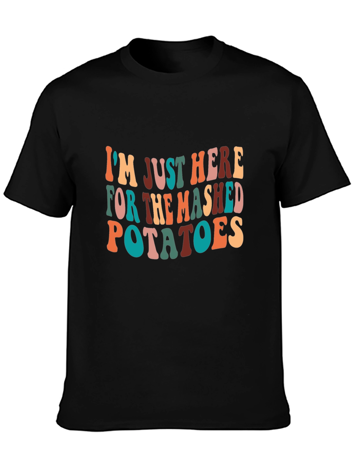 Mashed Potatoes T-Shirt - Fun Thanksgiving Apparel