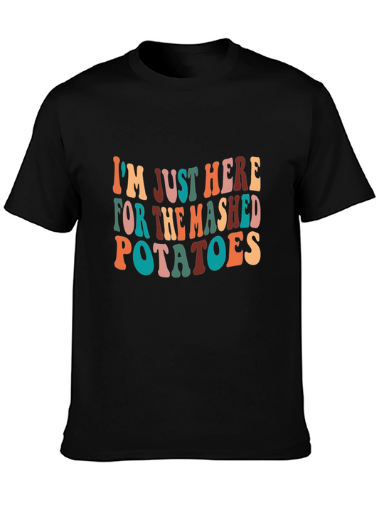 Mashed Potatoes T-Shirt - Fun Thanksgiving Apparel
