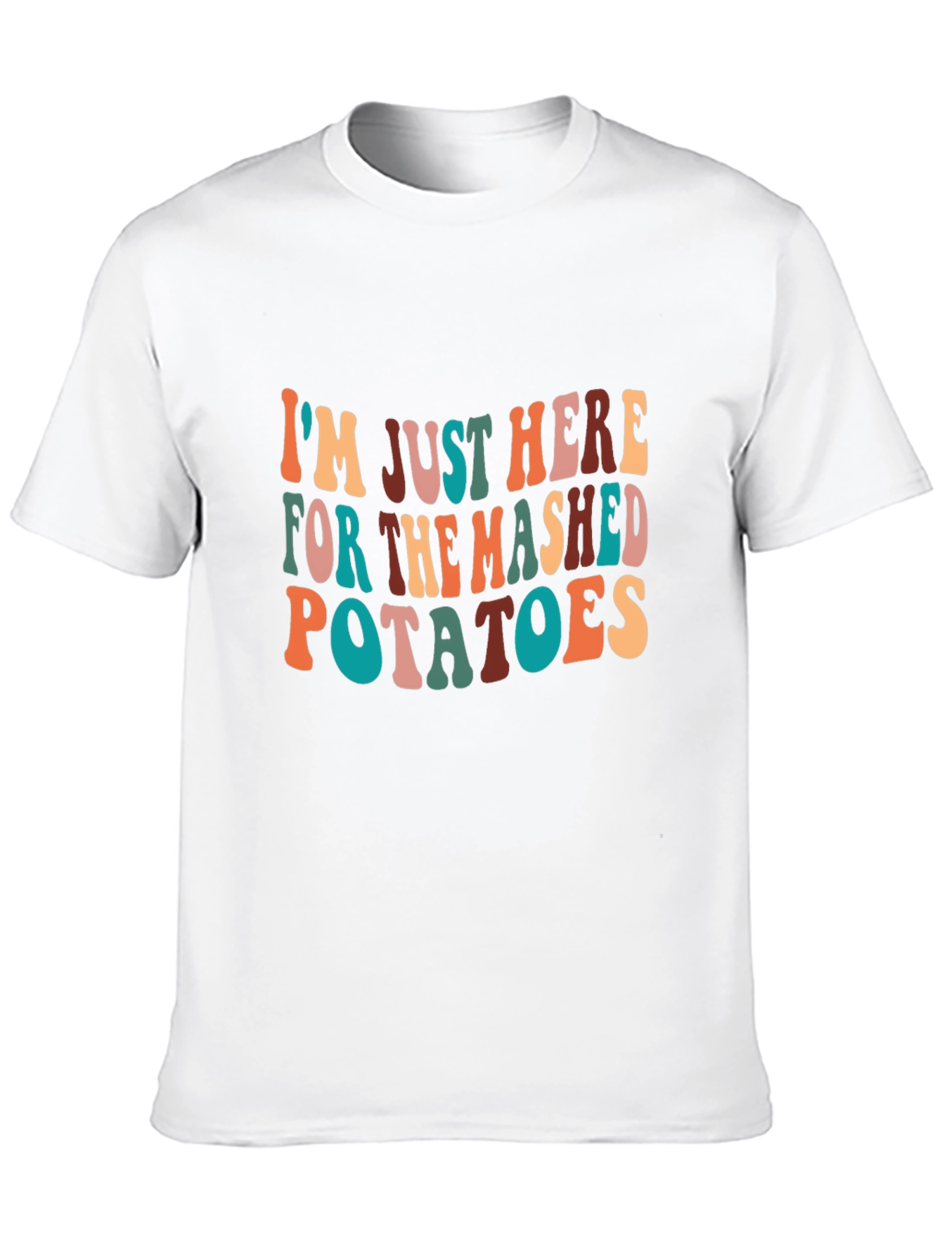 Mashed Potatoes T-Shirt - Fun Thanksgiving Apparel