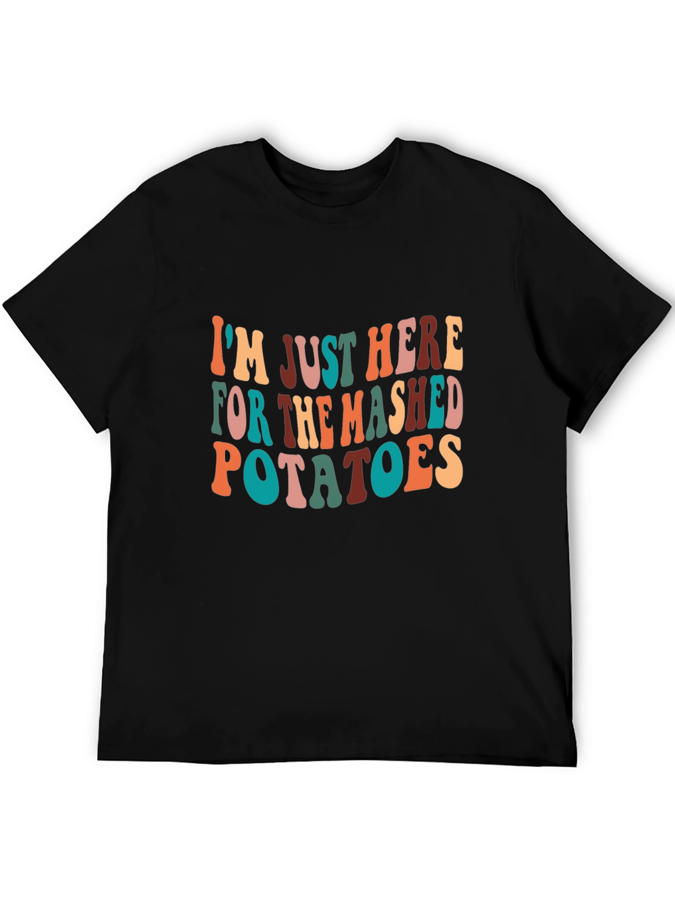 Mashed Potatoes T-Shirt - Fun Thanksgiving Apparel