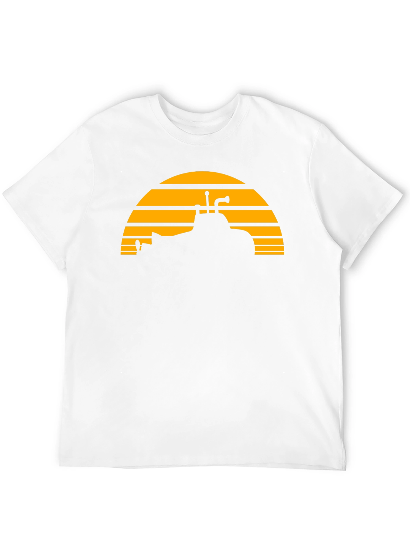 Sunset Submarine Black T-Shirt - Unique Graphic Tee