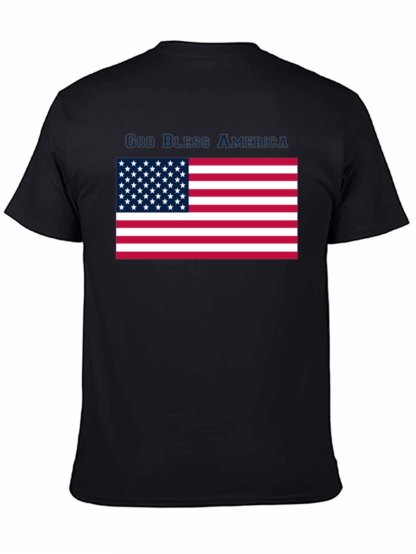 God Bless America USA Flag Patriotic T-Shirt