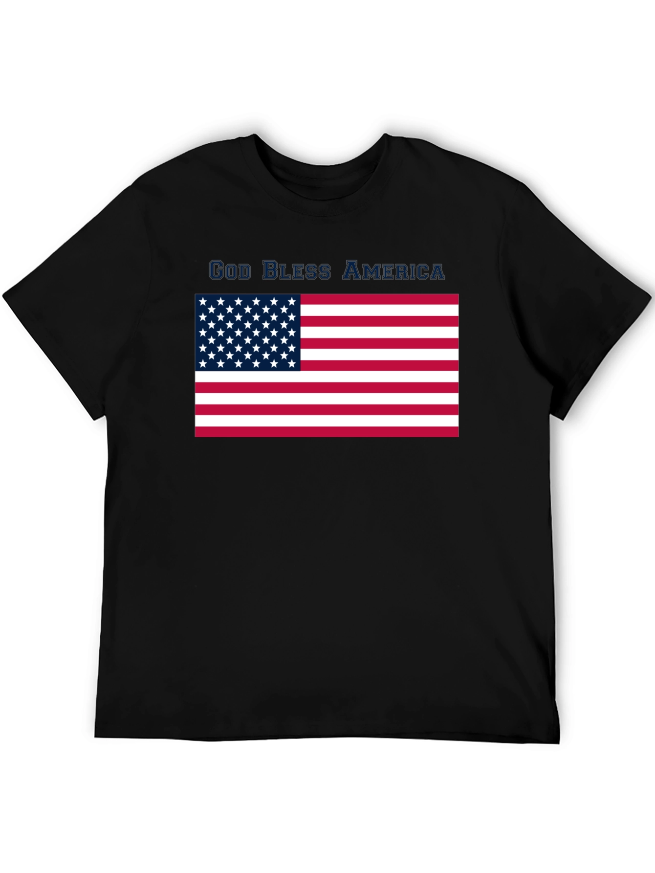 God Bless America USA Flag Patriotic T-Shirt