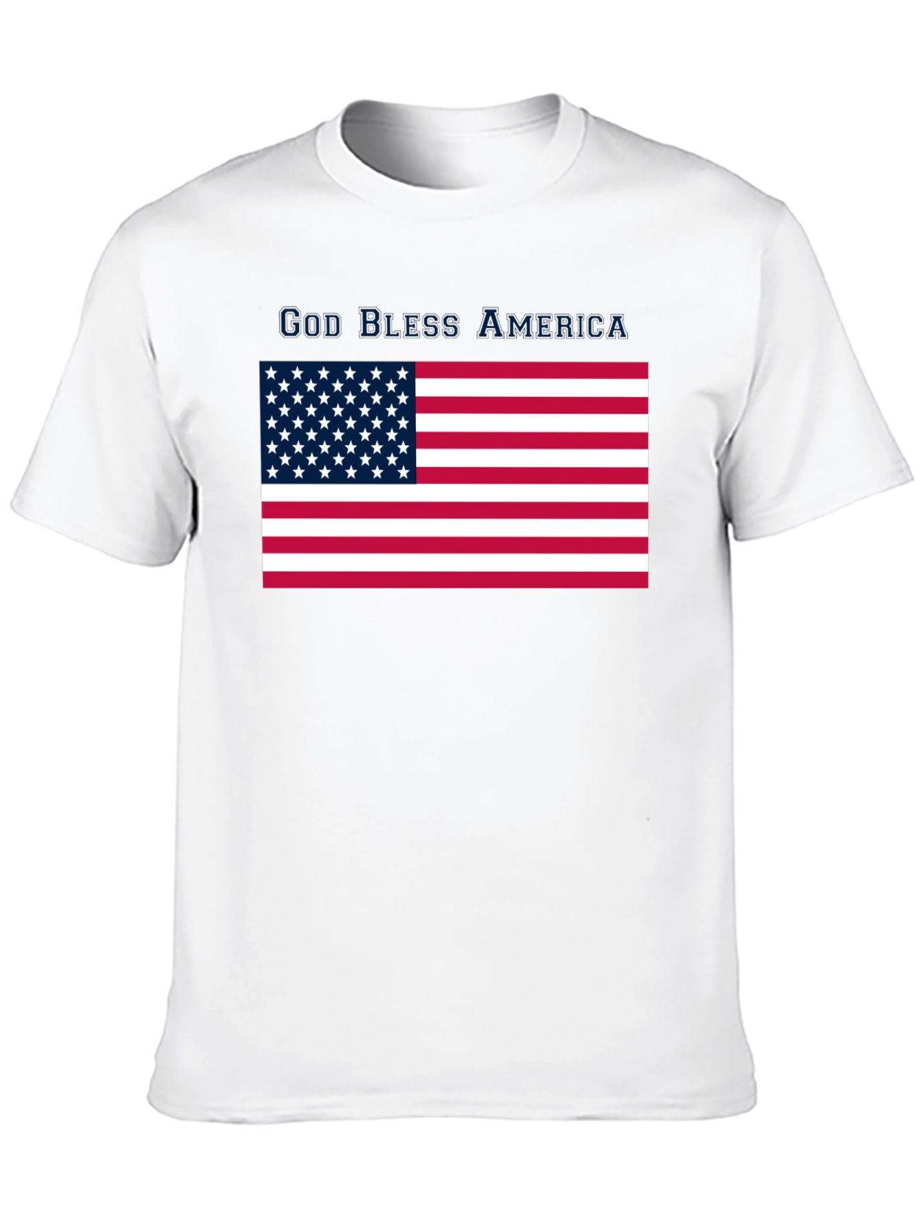 God Bless America USA Flag Patriotic T-Shirt