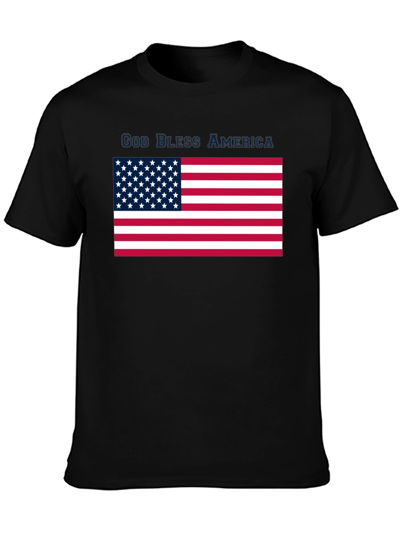 God Bless America USA Flag Patriotic T-Shirt