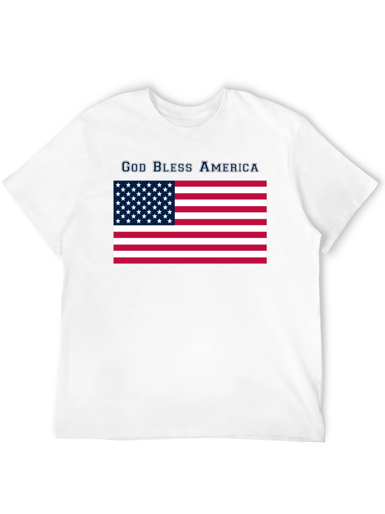 God Bless America USA Flag Patriotic T-Shirt