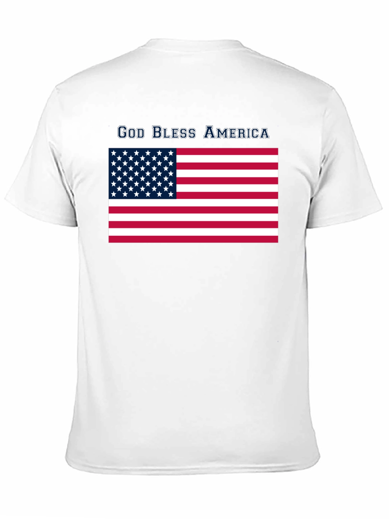 God Bless America USA Flag Patriotic T-Shirt