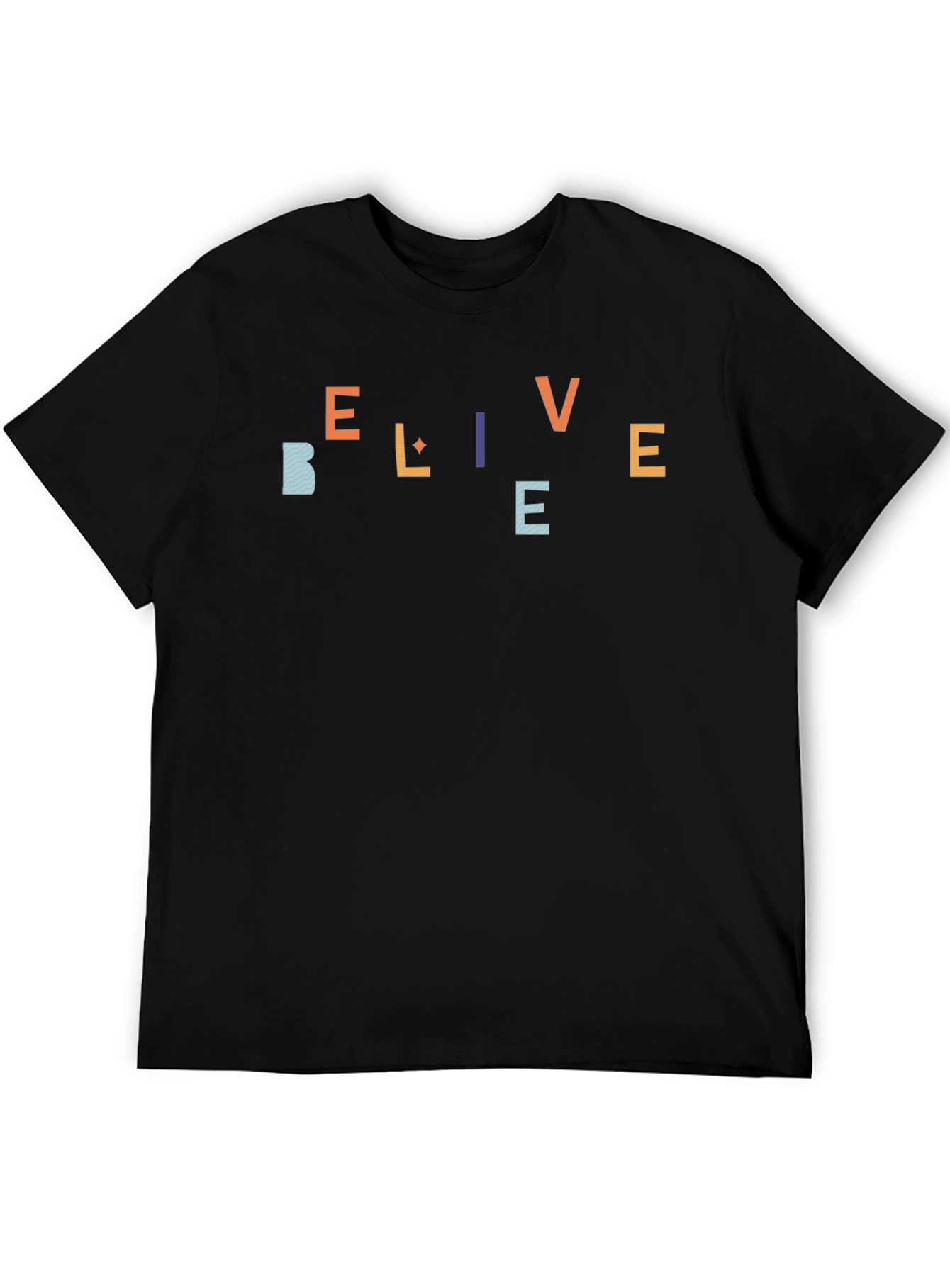 Believe Graphic Tee - Soft Cotton Blend T-Shirt