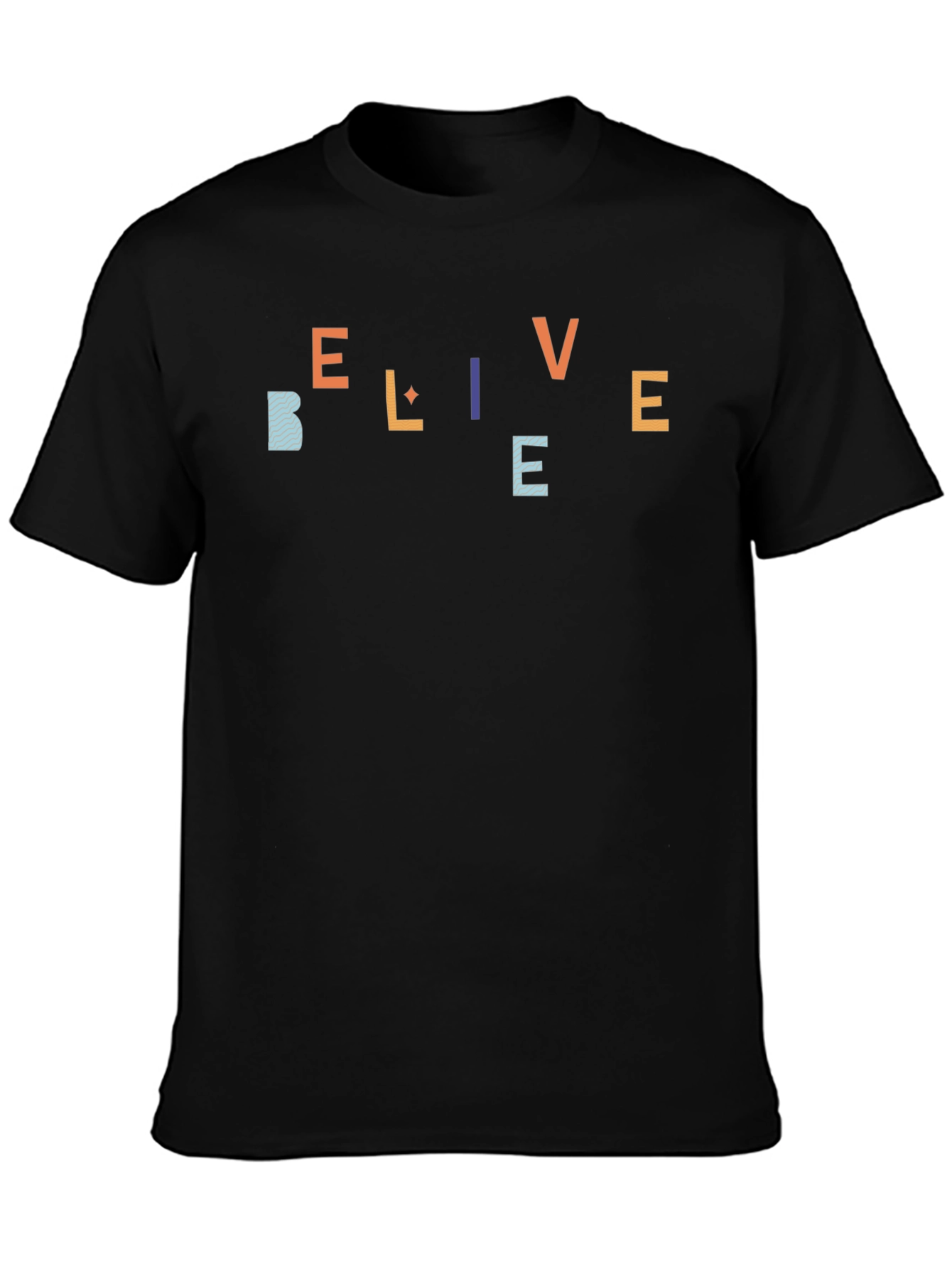 Believe Graphic Tee - Soft Cotton Blend T-Shirt