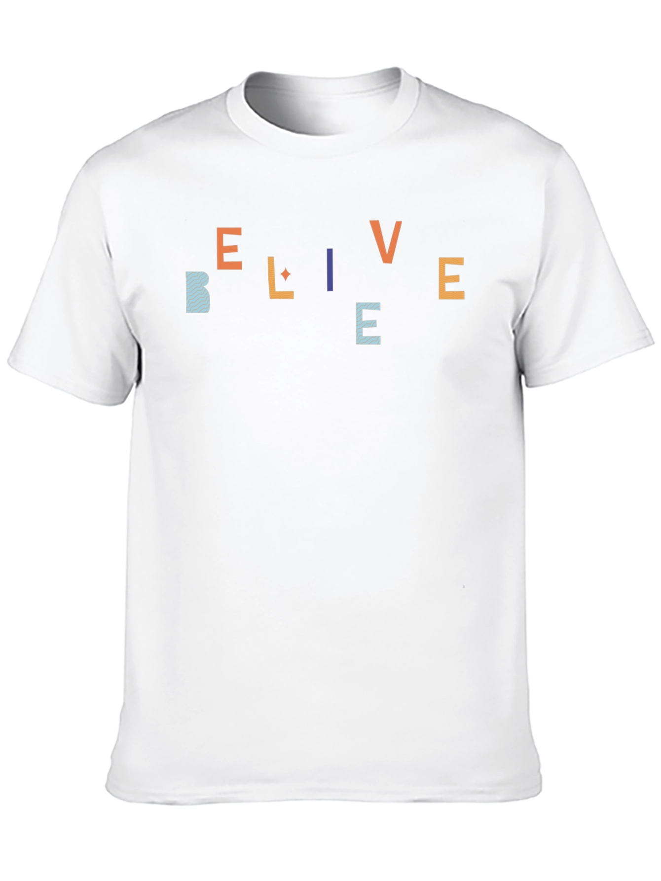 Believe Graphic Tee - Soft Cotton Blend T-Shirt