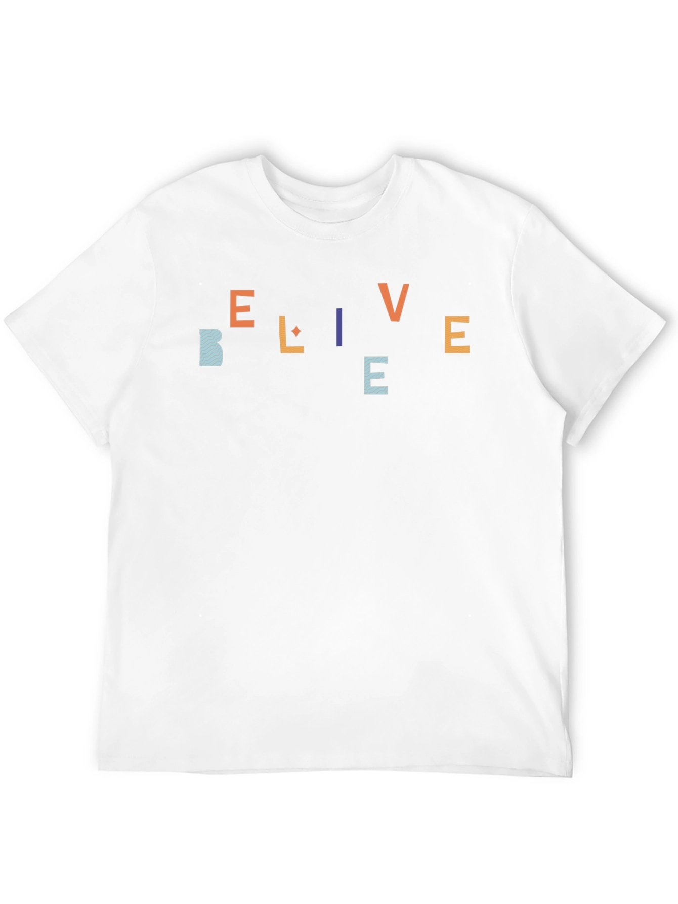 Believe Graphic Tee - Soft Cotton Blend T-Shirt