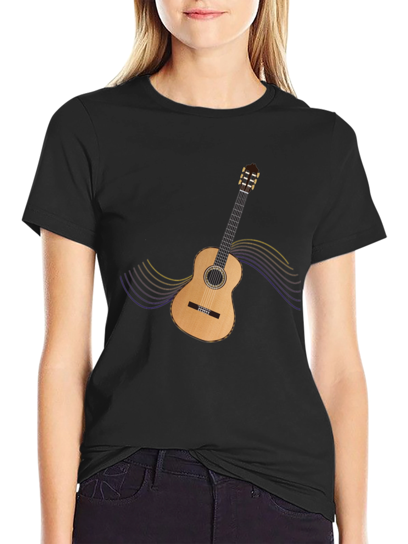 Guitar Graphic Tee - Stylish Musician T-Shirt