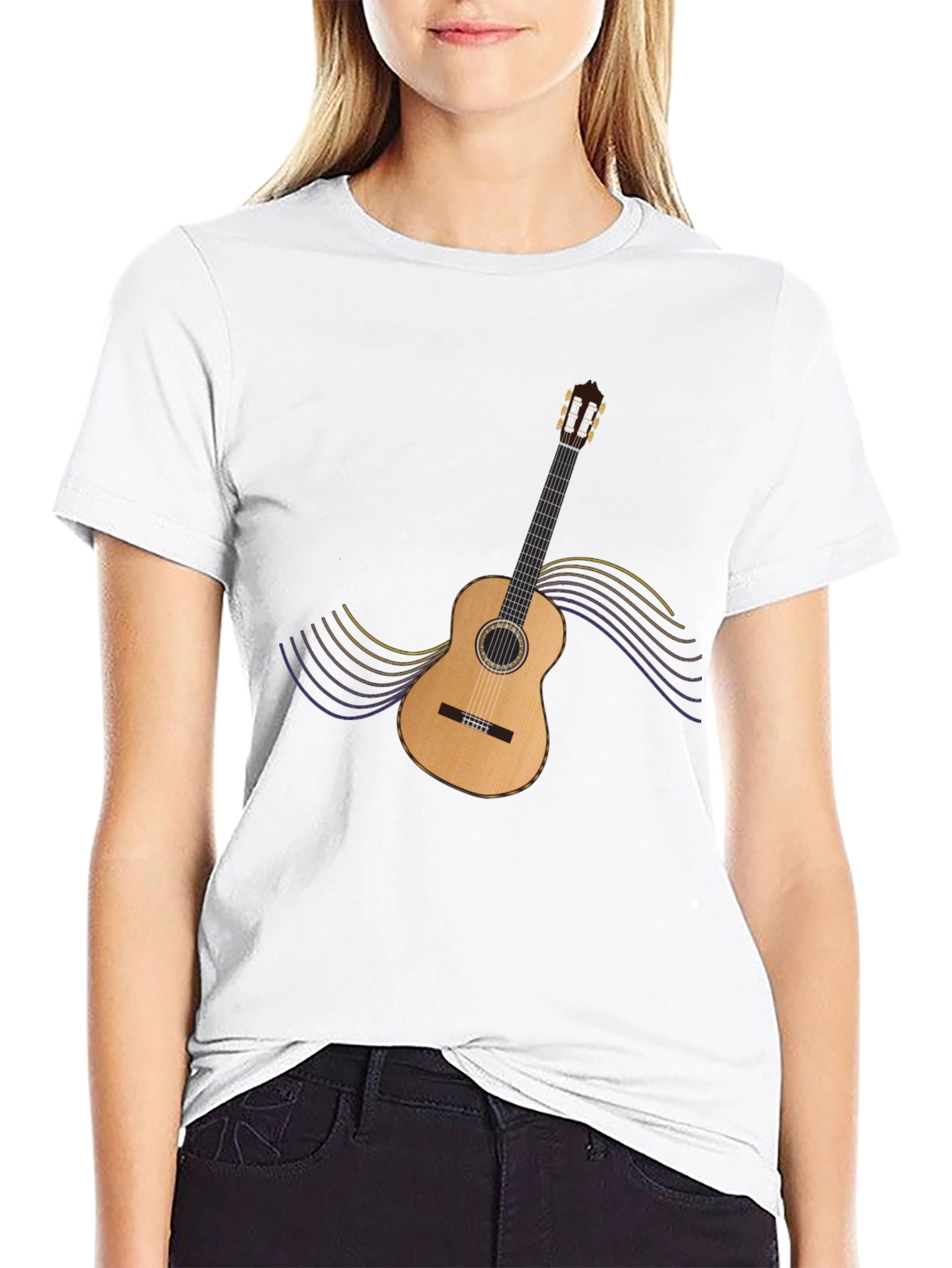 Guitar Graphic Tee - Stylish Musician T-Shirt