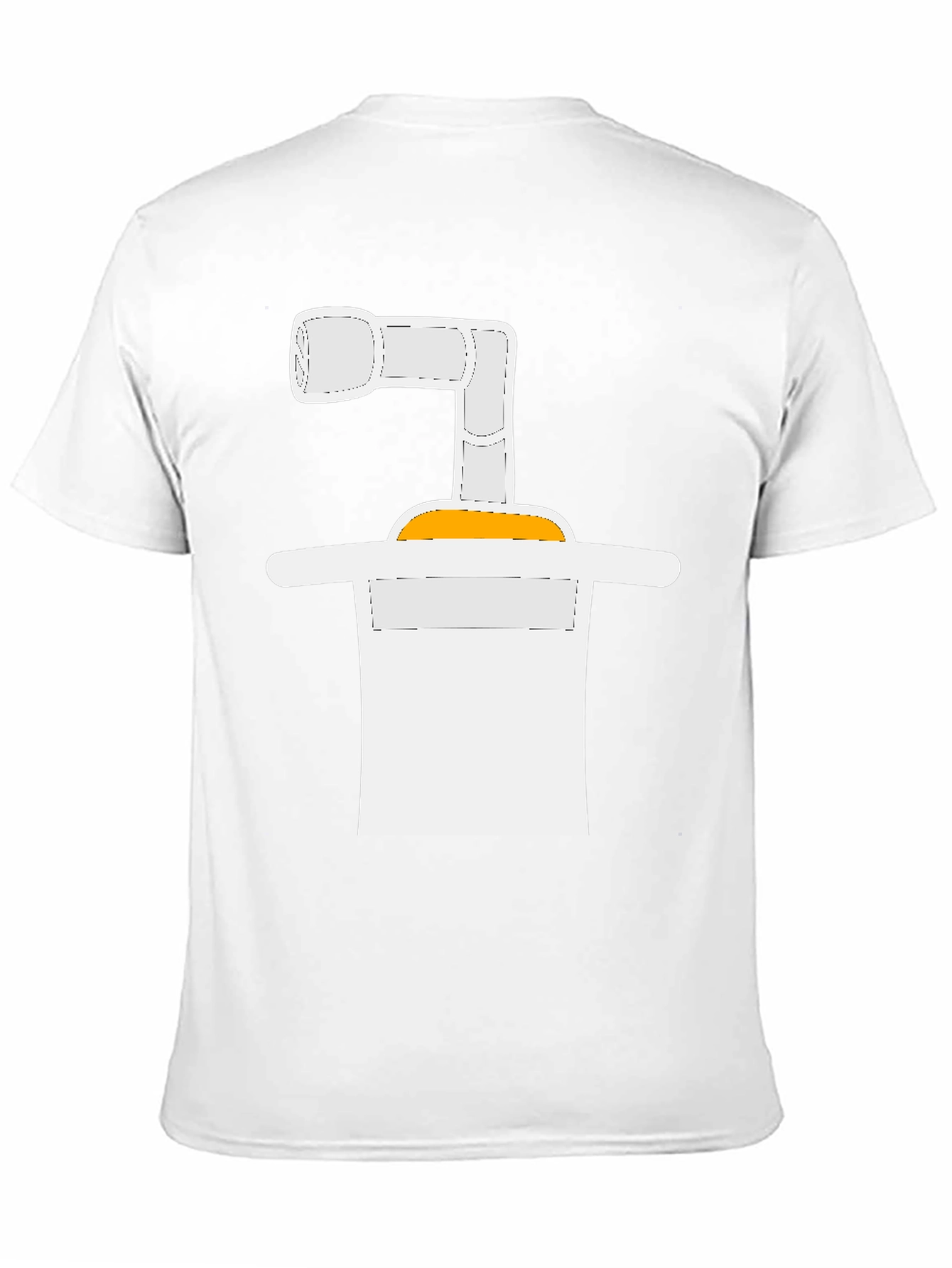 Abstract Graphic Tee - Black Cotton Blend Casual T-Shirt