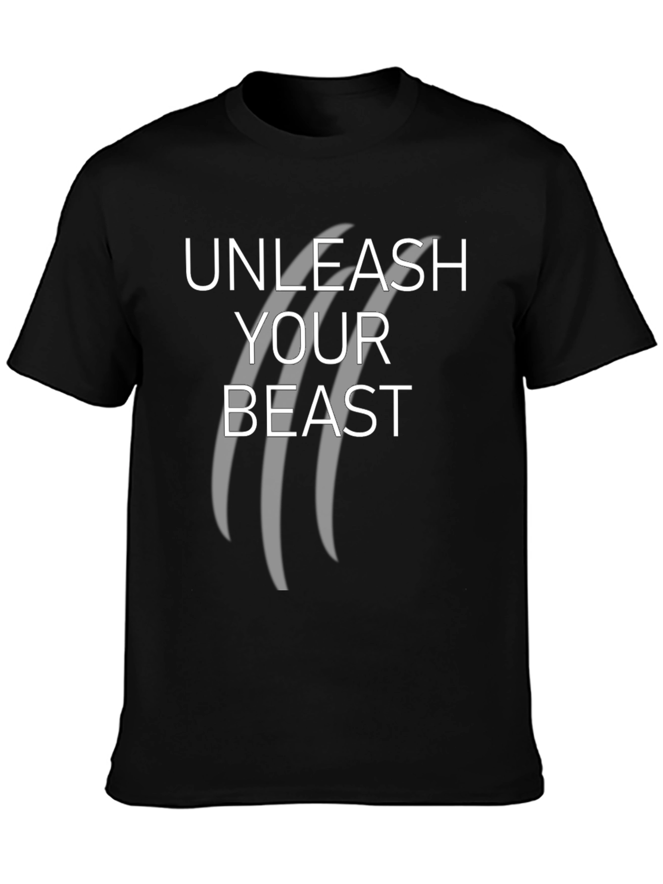 Unleash Your Beast Black Graphic Tee