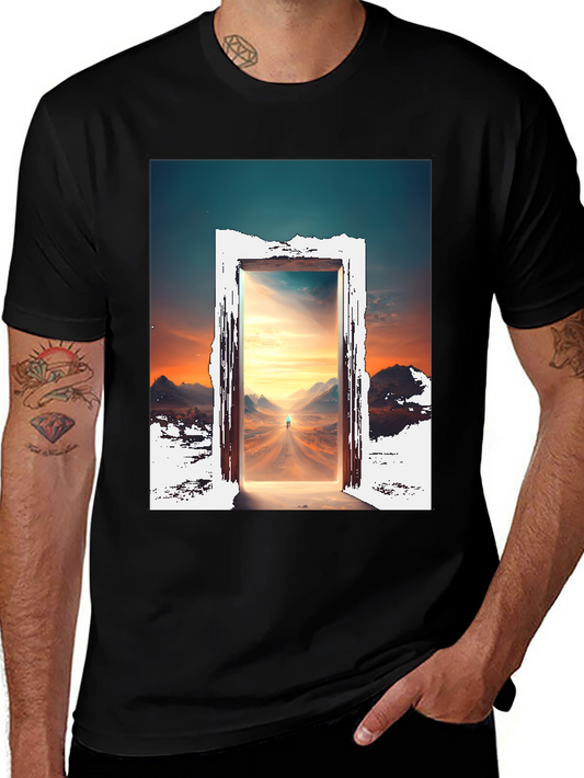 Mystical Doorway T-Shirt - Portal Graphic Tee
