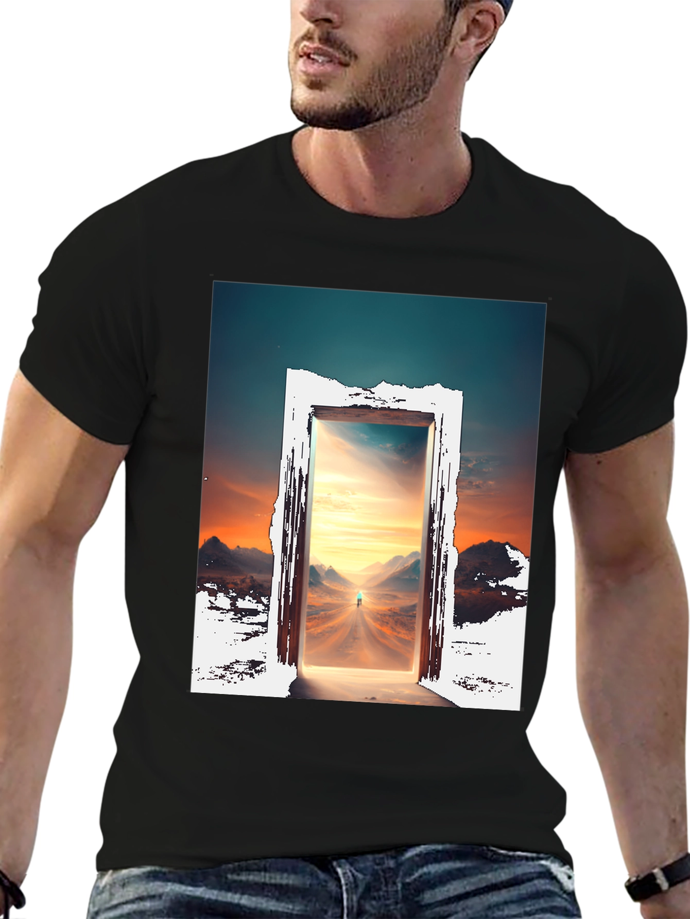 Mystical Doorway T-Shirt - Portal Graphic Tee