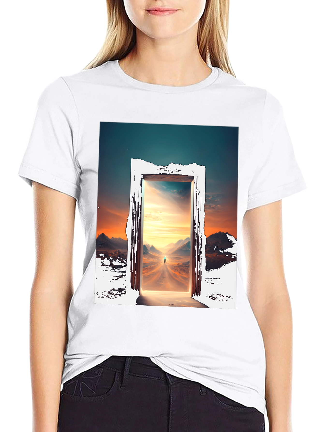 Mystical Doorway T-Shirt - Portal Graphic Tee