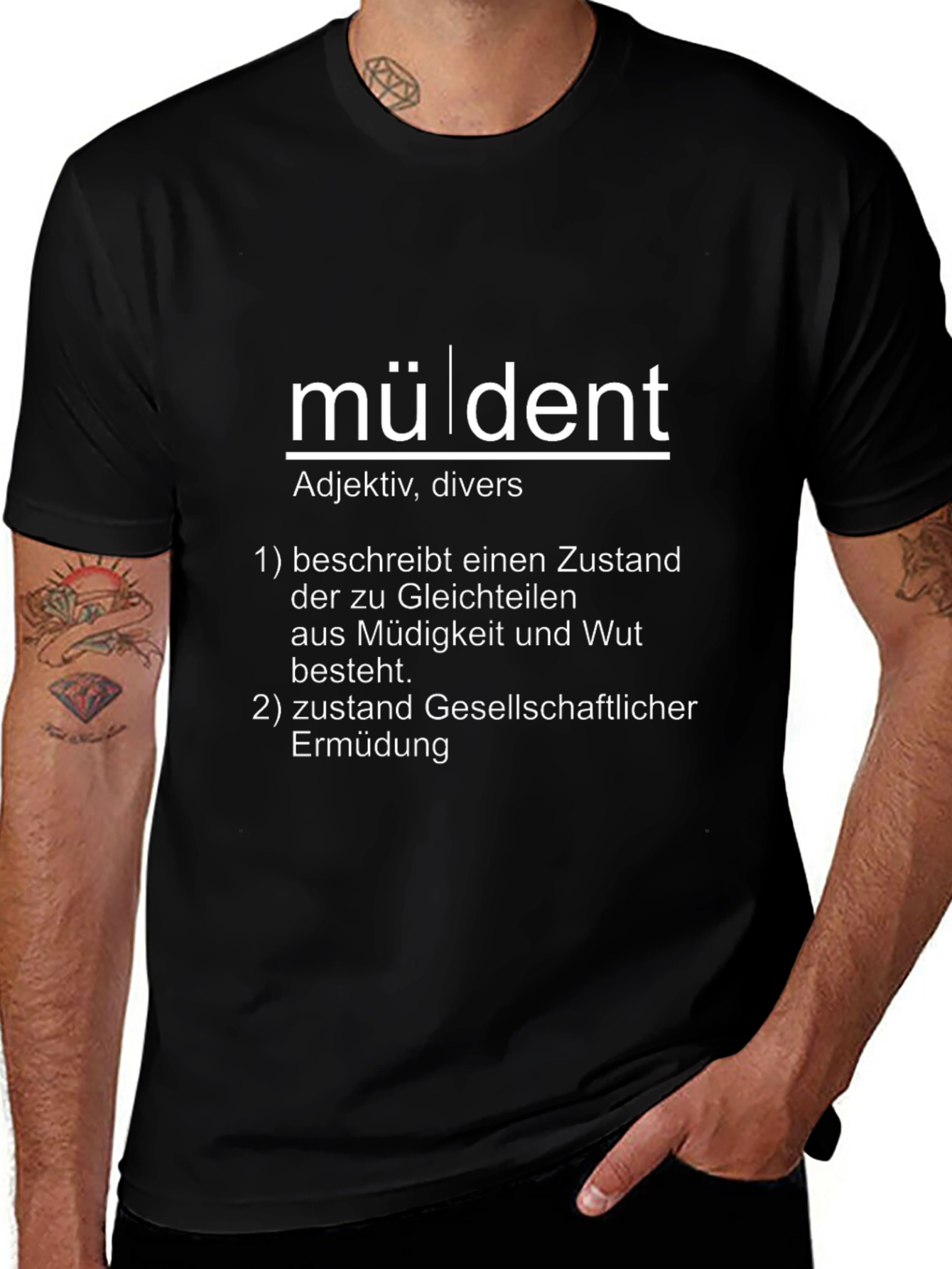 Müldent Definition Graphic Tee - Black