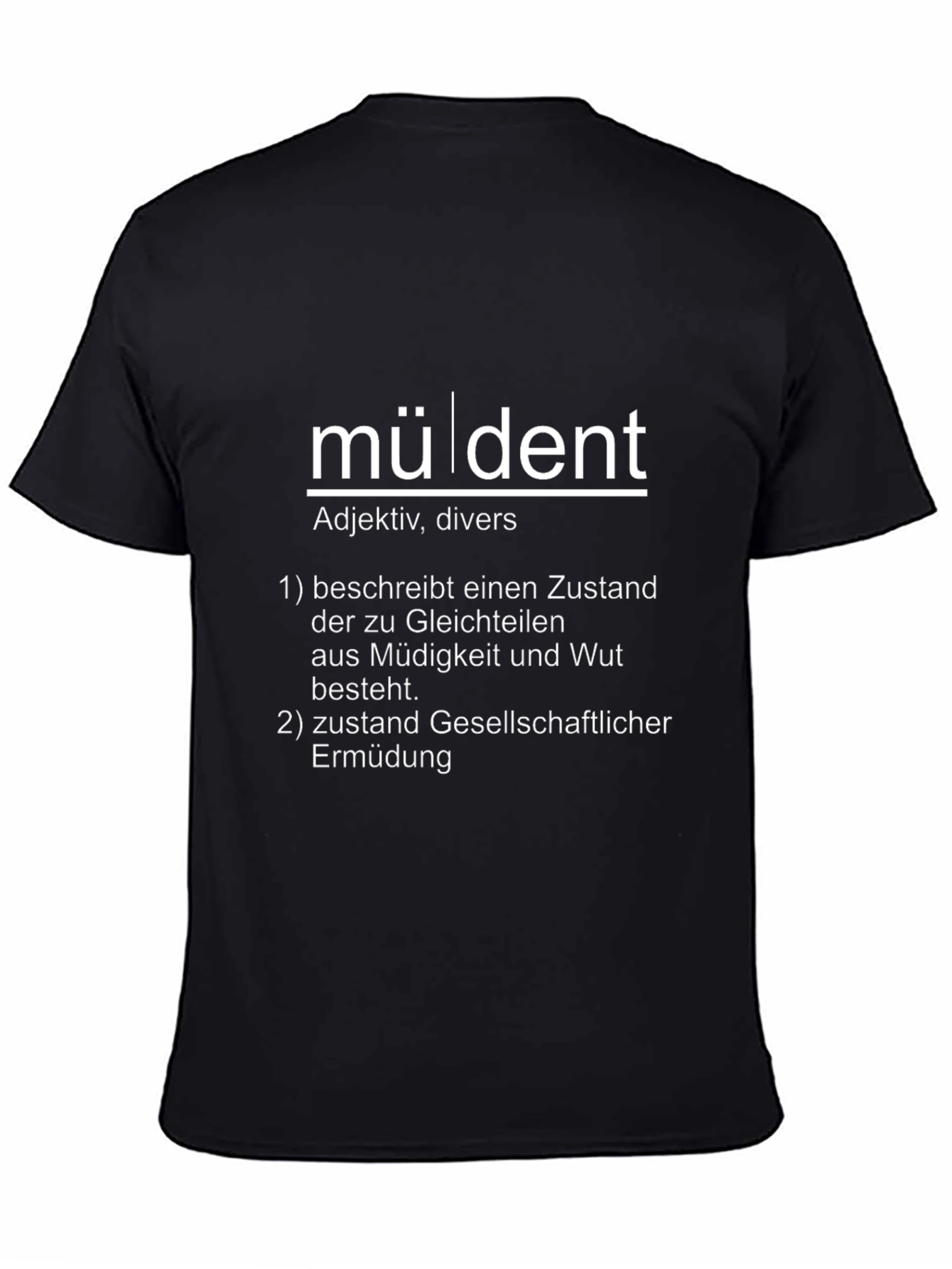 Müldent Definition Graphic Tee - Black