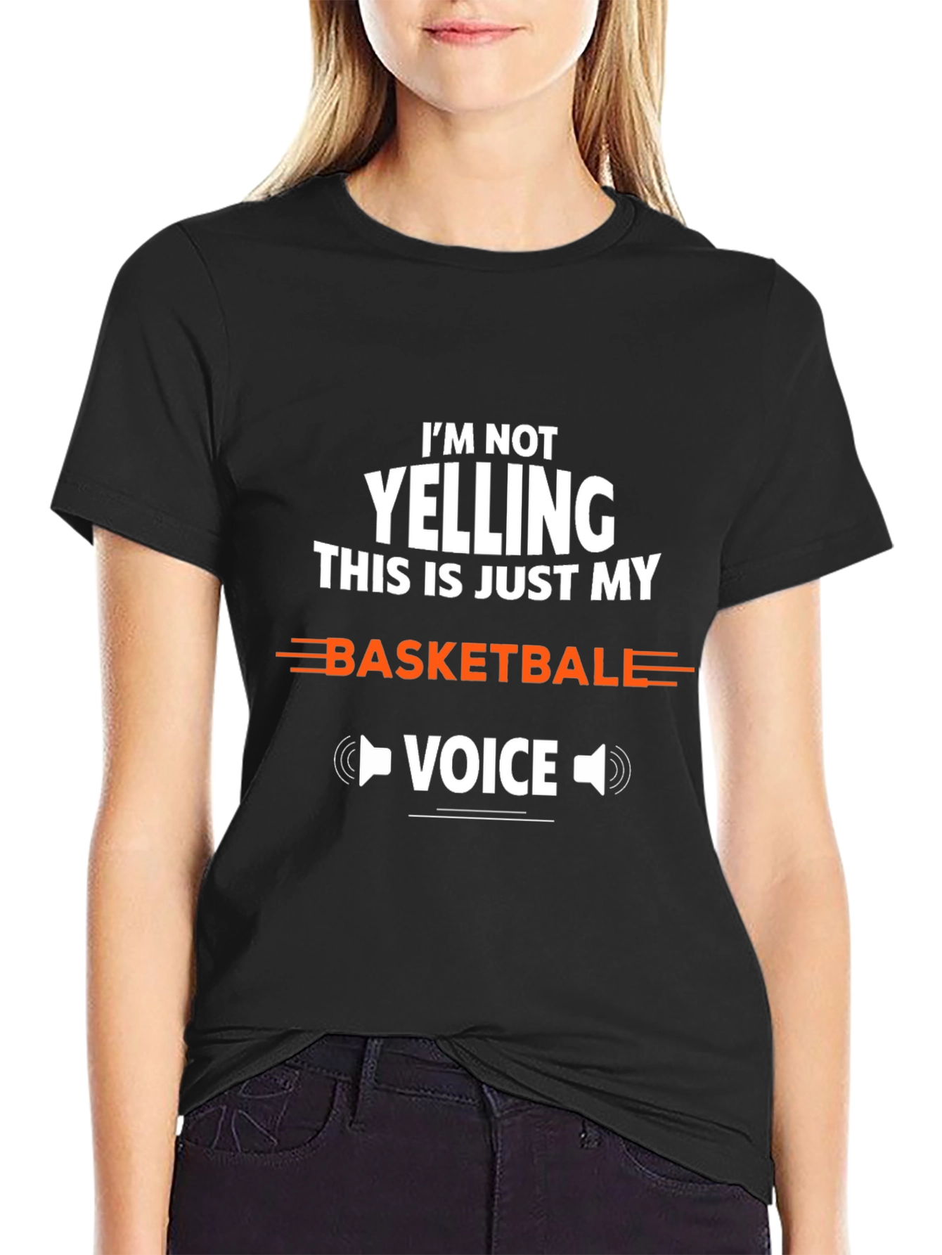 Basketball Voice Tee - Funny Sports T-Shirt