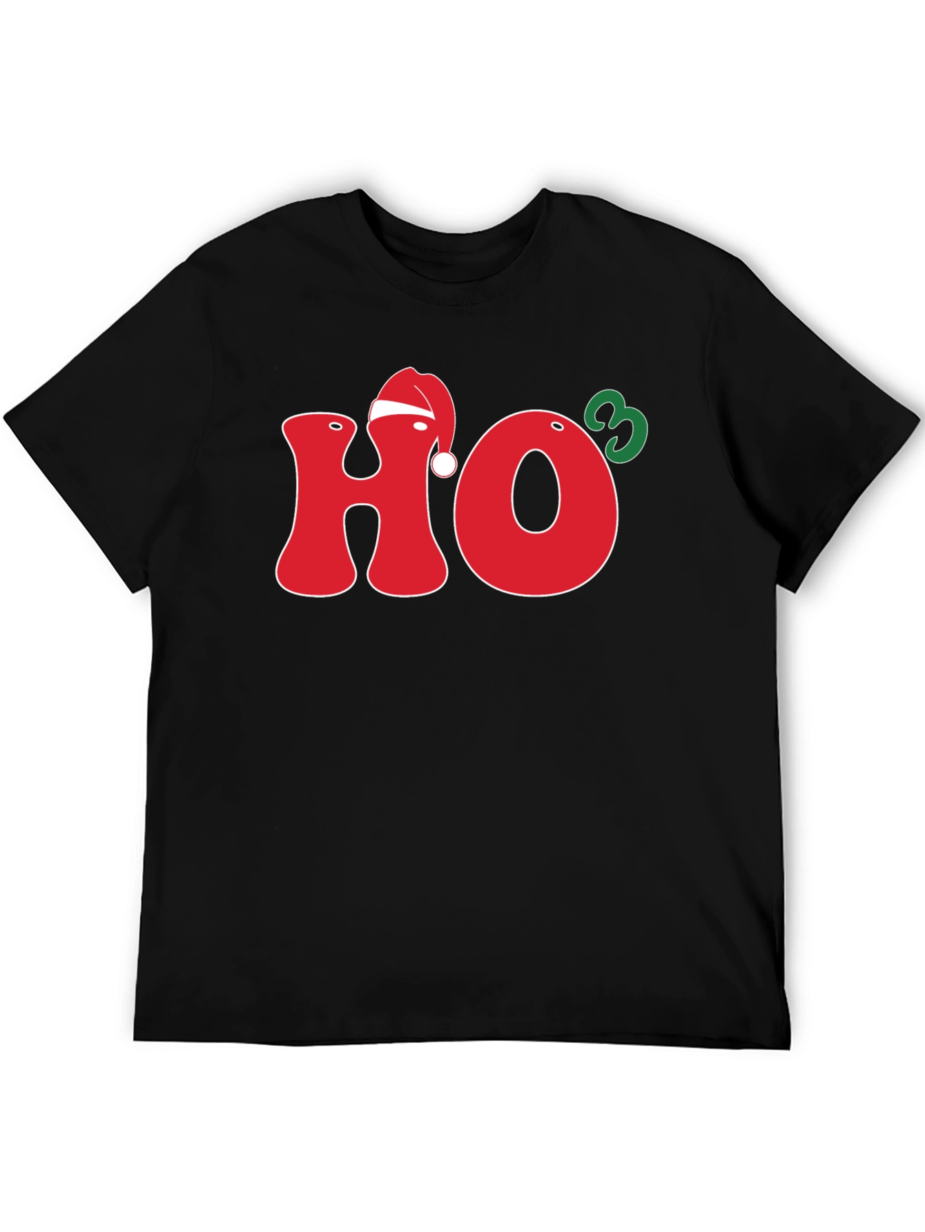 Festive Ho3 Christmas Holiday Graphic T-Shirt