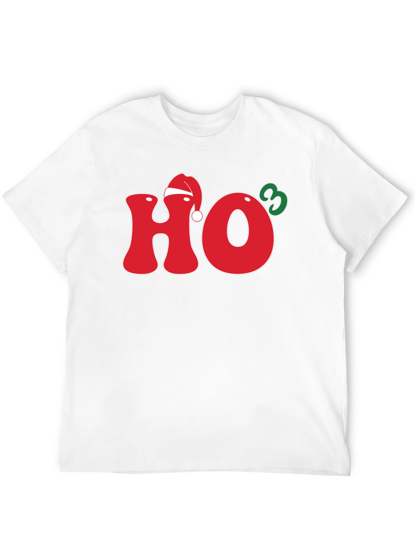 Festive Ho3 Christmas Holiday Graphic T-Shirt