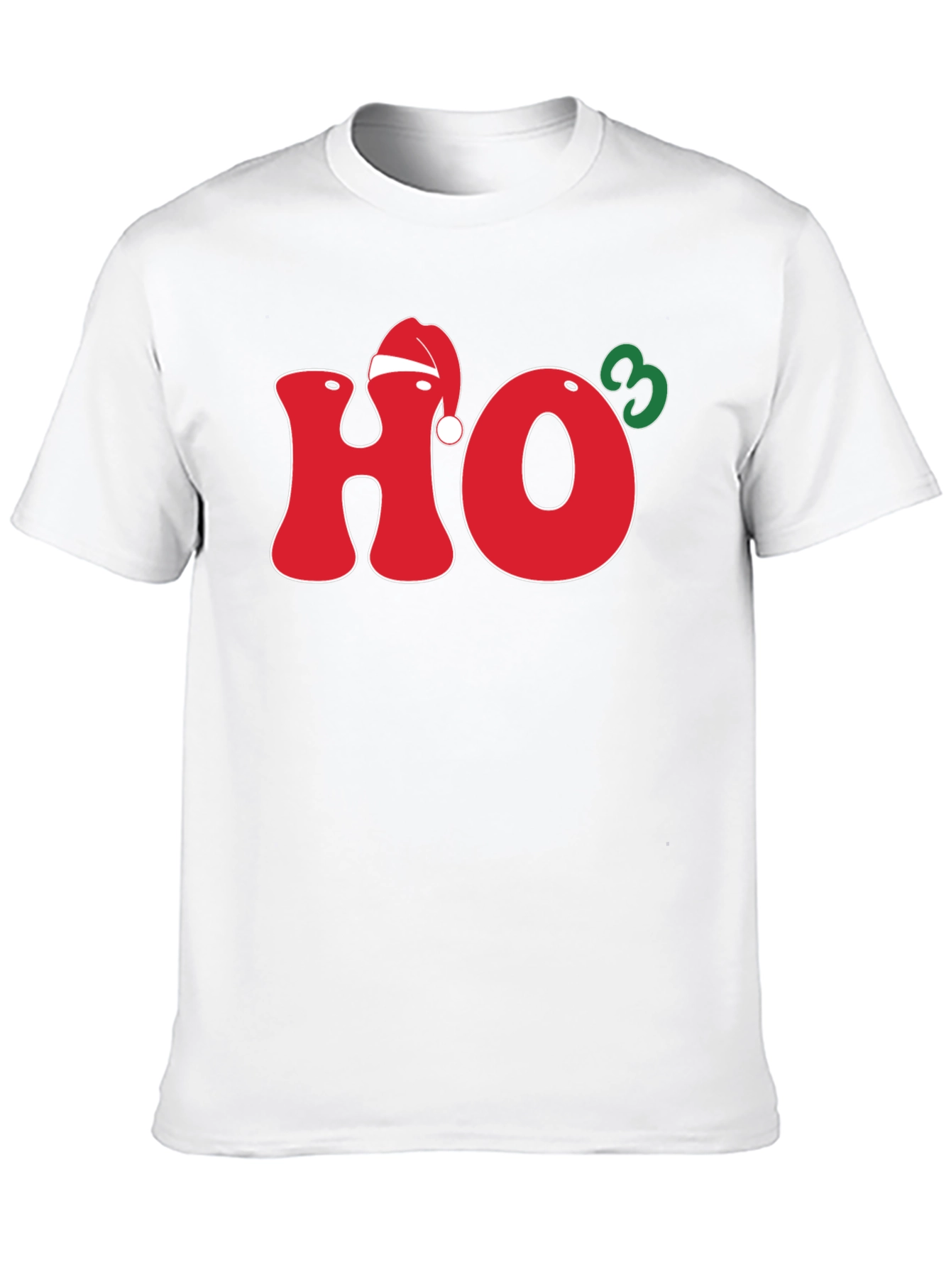 Festive Ho3 Christmas Holiday Graphic T-Shirt