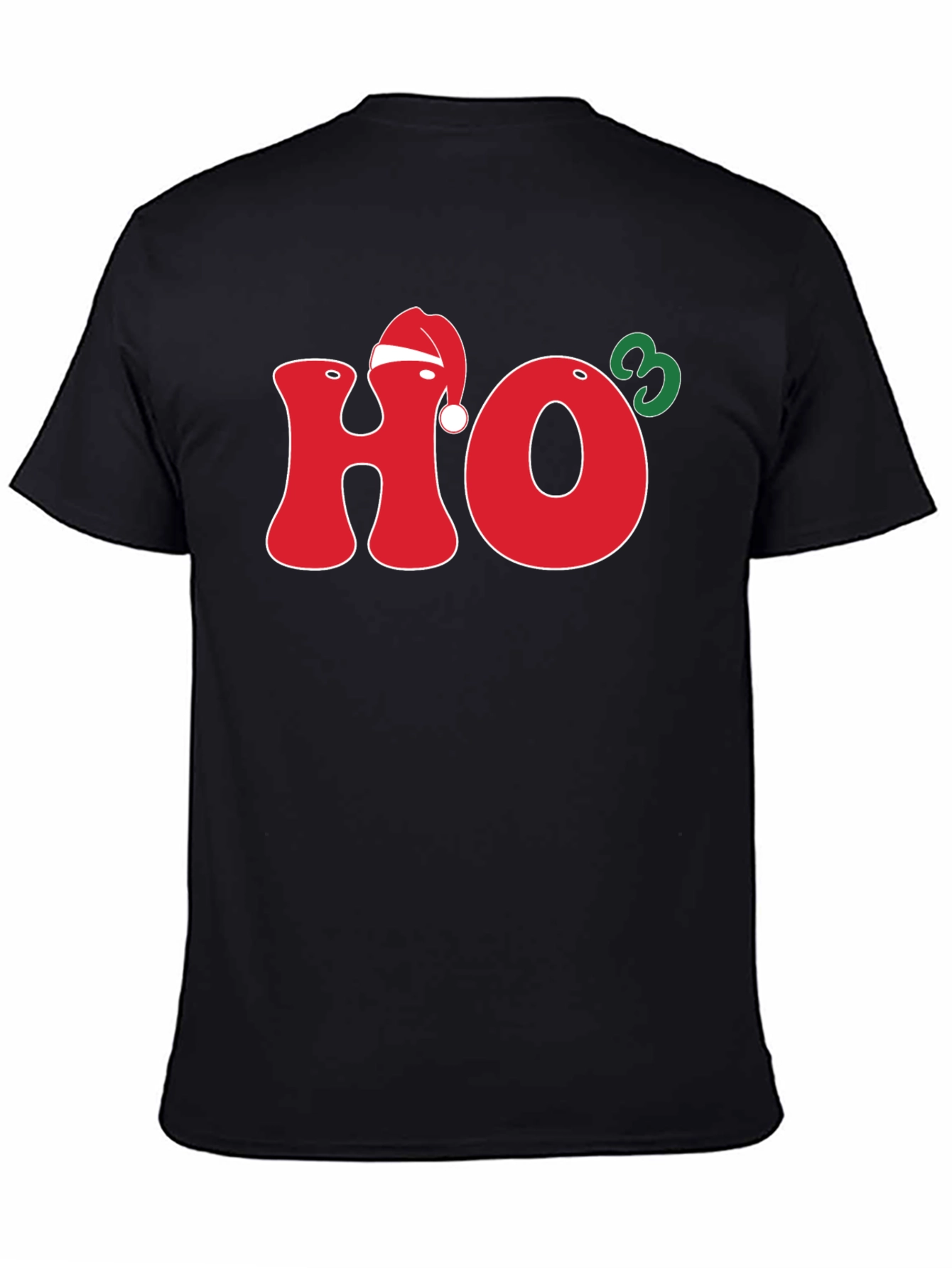 Festive Ho3 Christmas Holiday Graphic T-Shirt