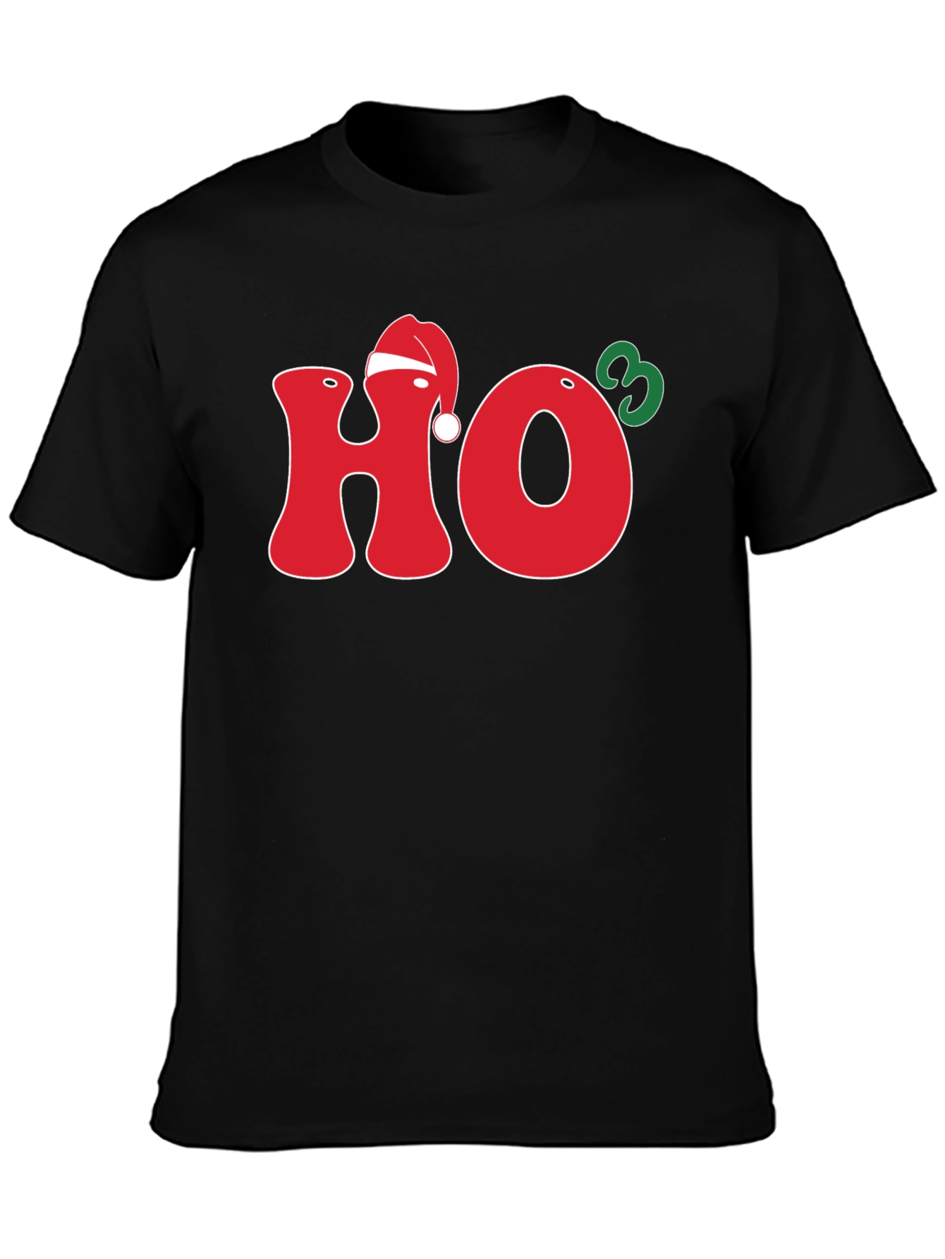 Festive Ho3 Christmas Holiday Graphic T-Shirt