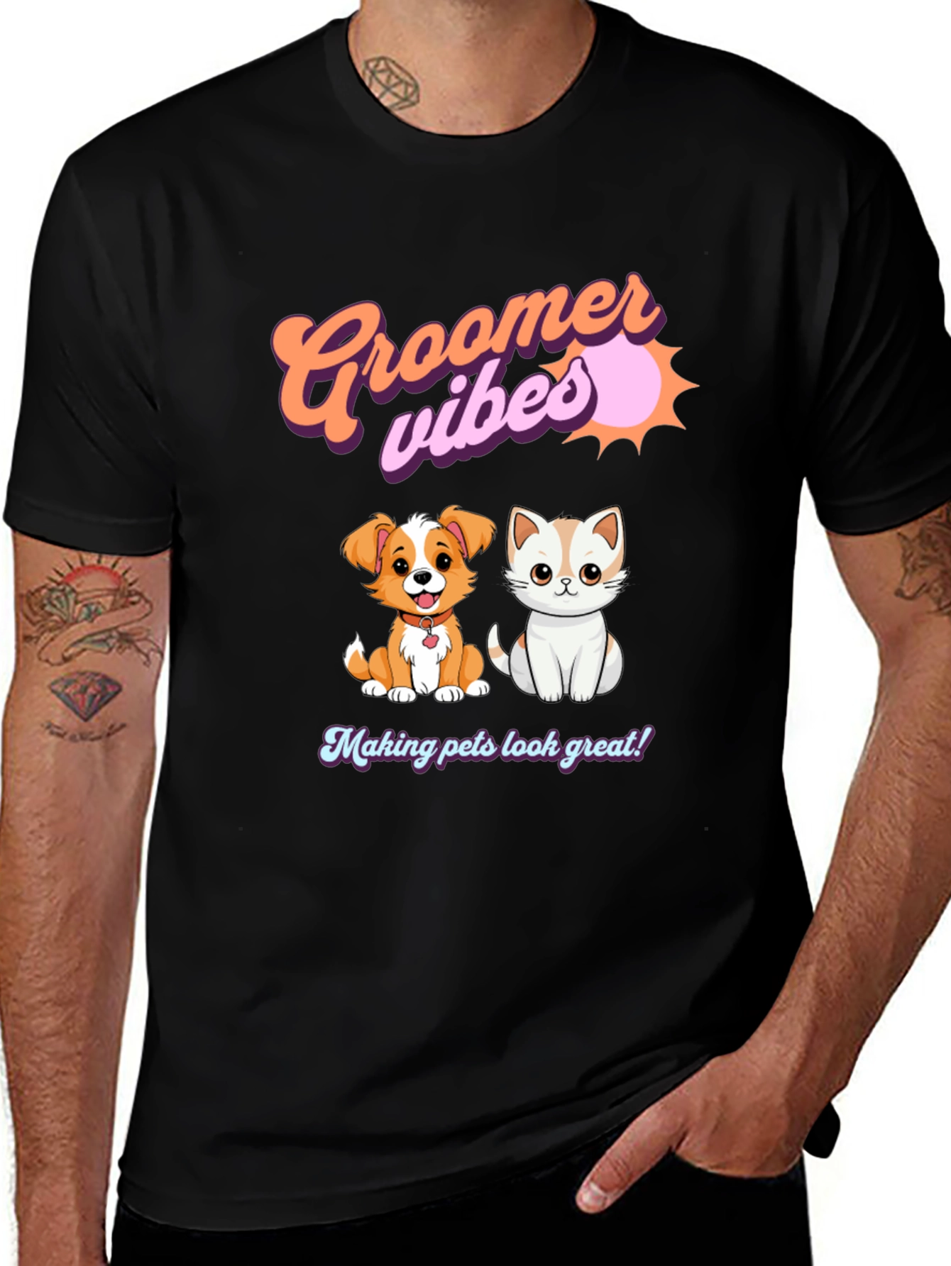 Groomer Vibes Pet T-Shirt